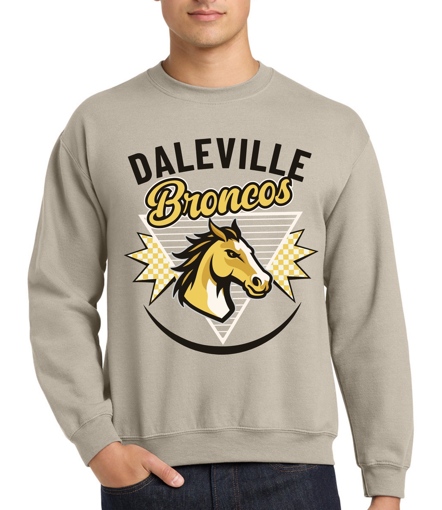 Daleville Broncos Triangle Sweatshirt