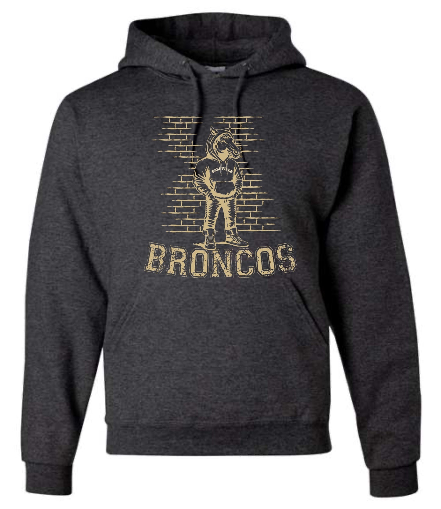 Brick Broncos Hoodie
