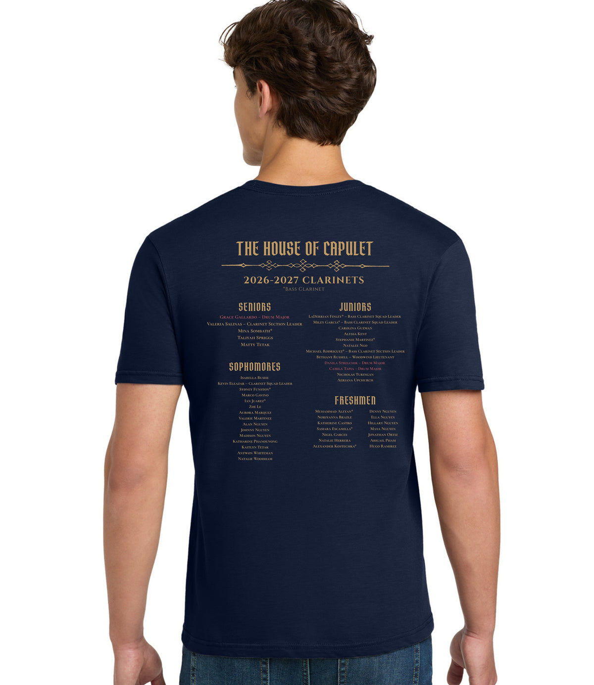 26-27 Sachse Clarinets Tee