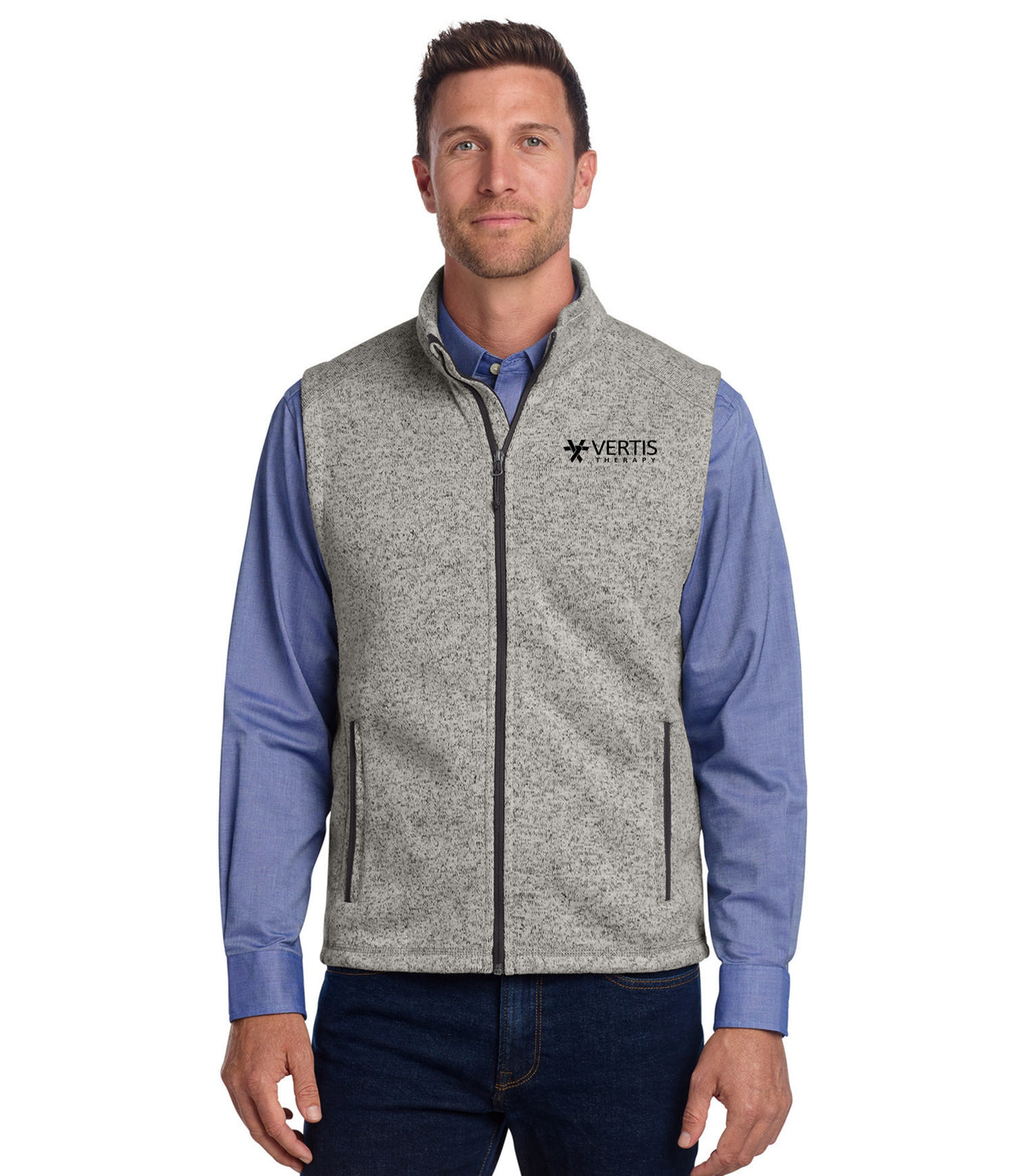 Vertis Logo Men's Sweater Fleece Vest