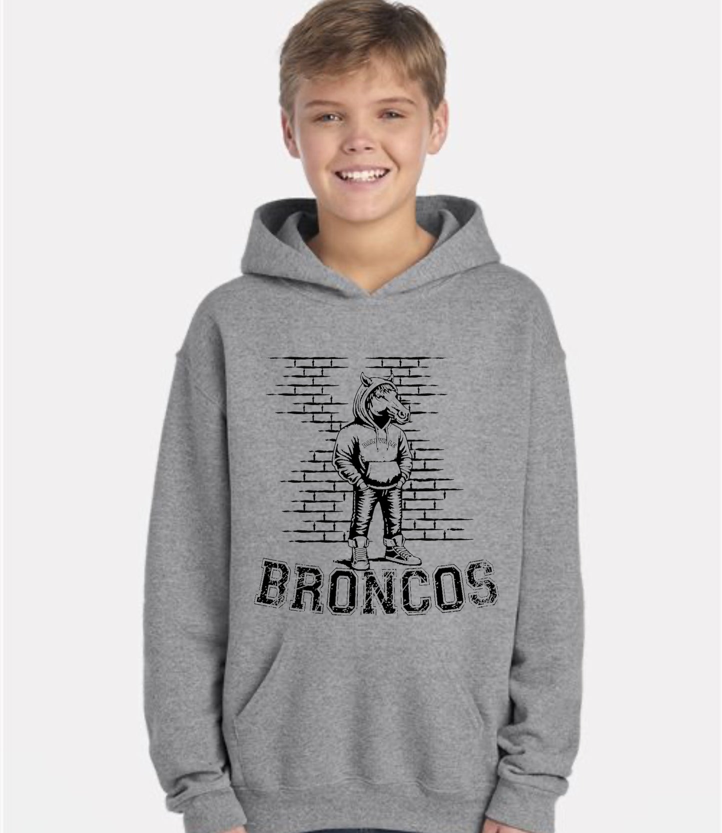 Brick Broncos Hoodie