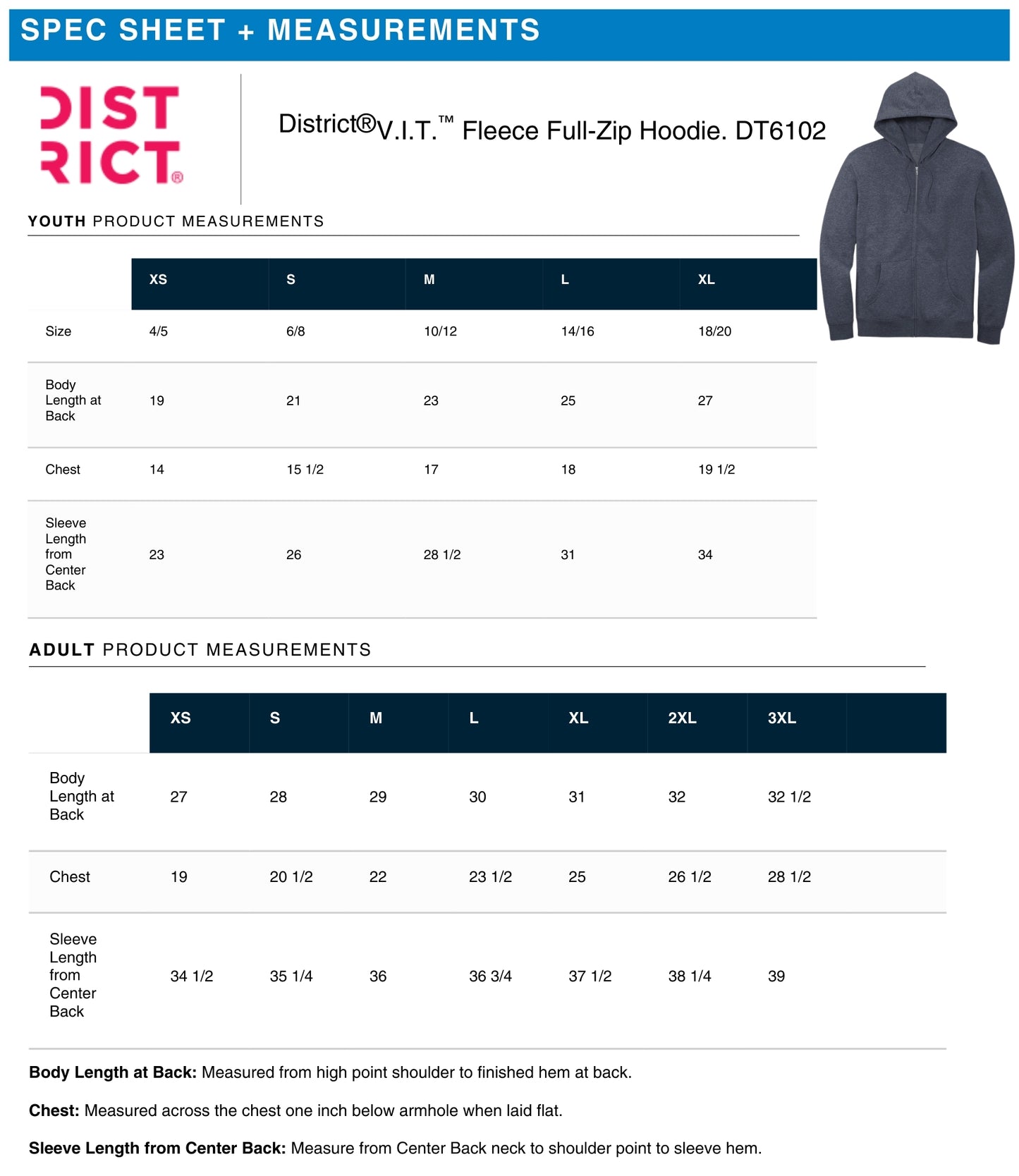HHYF 50th Anniversary Logo Full-Zip Hoodie