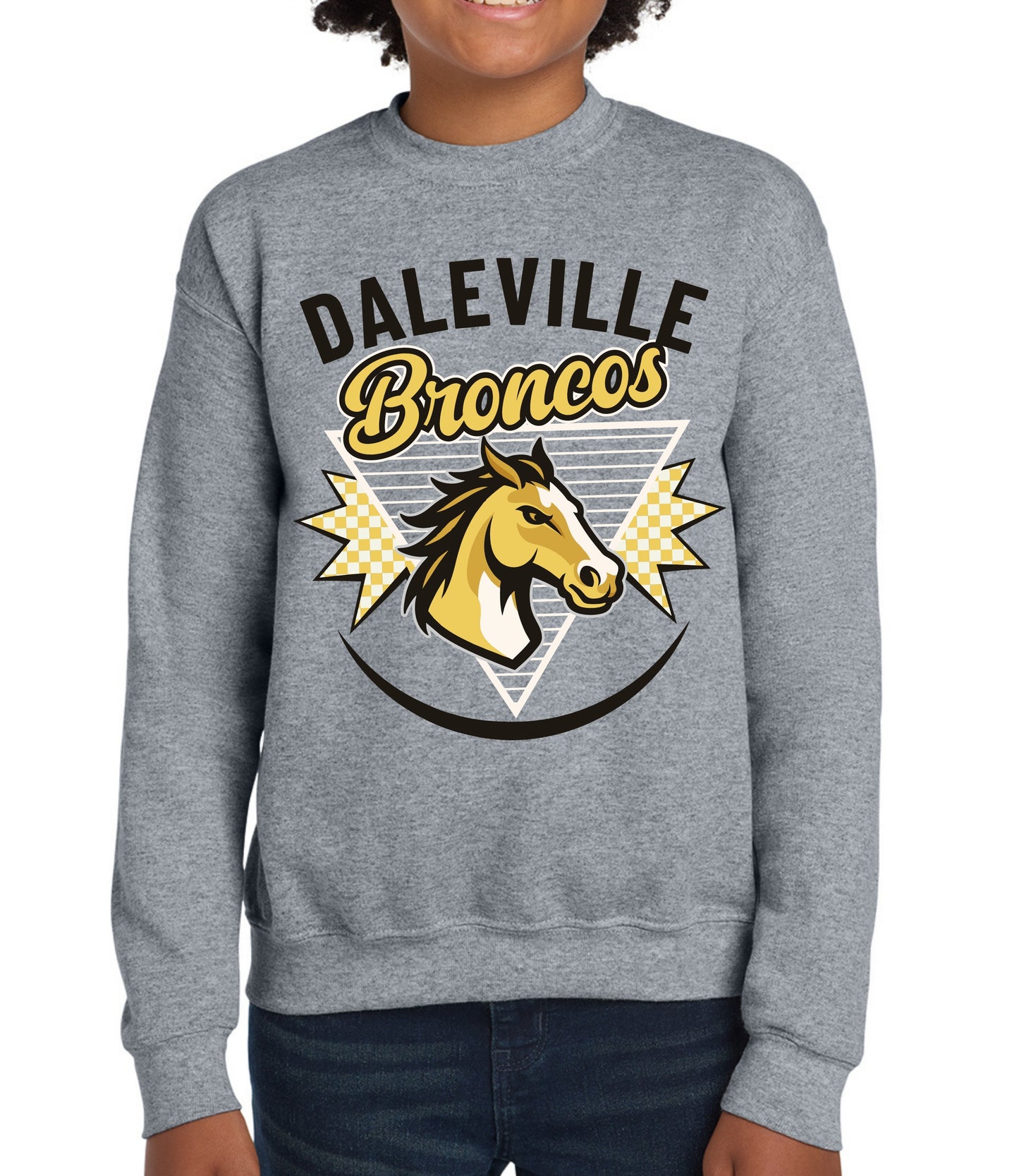 Daleville Broncos Triangle Sweatshirt