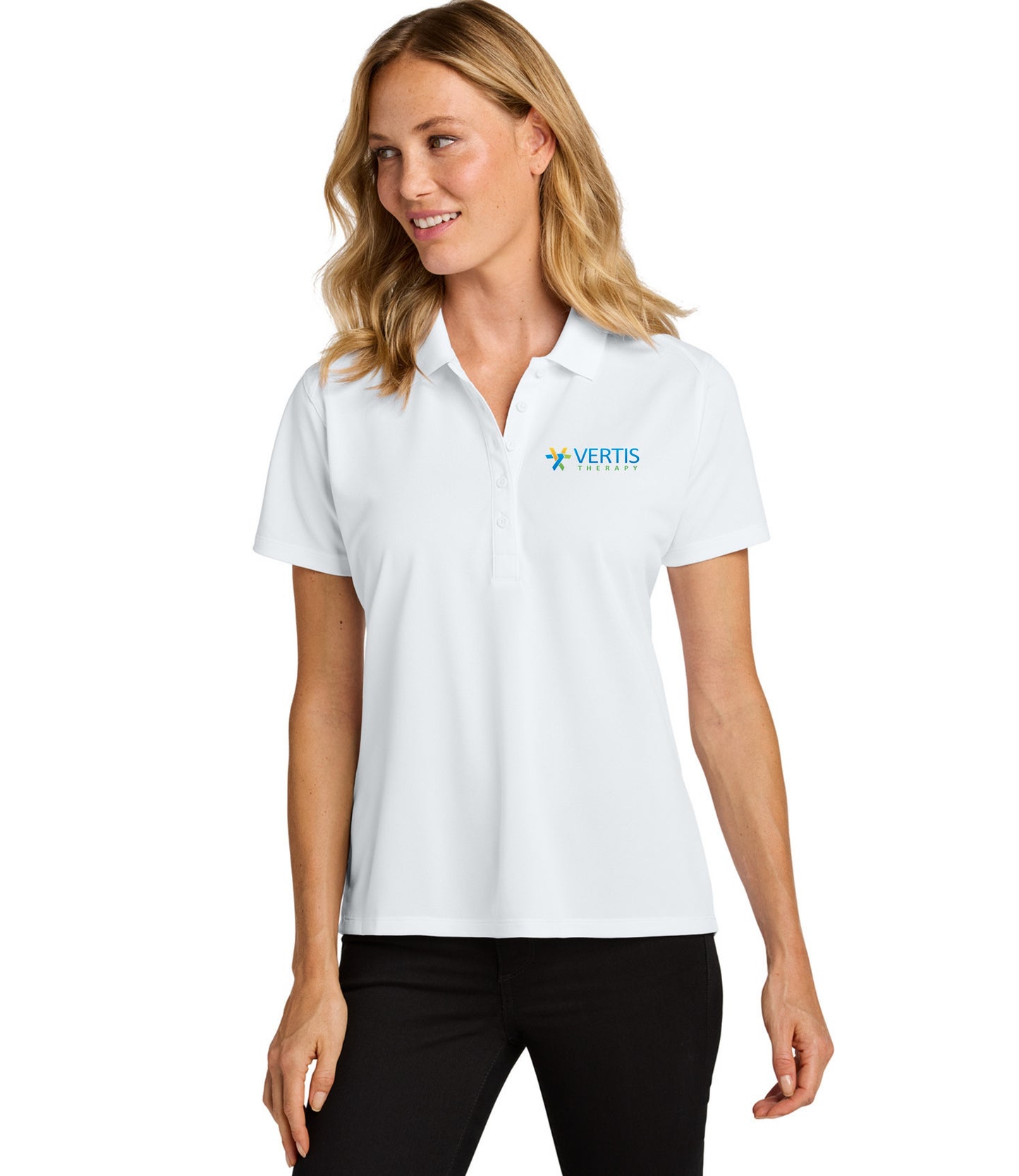 Vertis Logo Women’s Wearever Performance Pique Polo