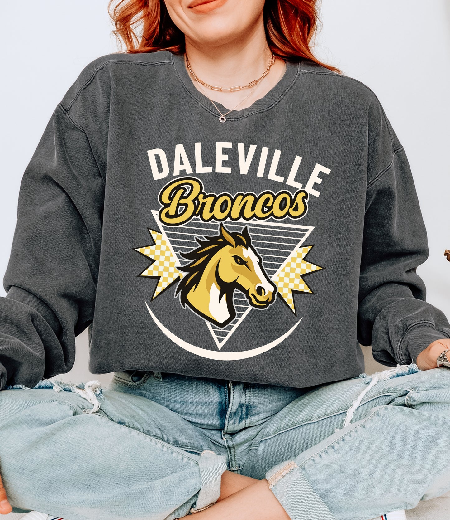 Daleville Broncos Triangle Sweatshirt