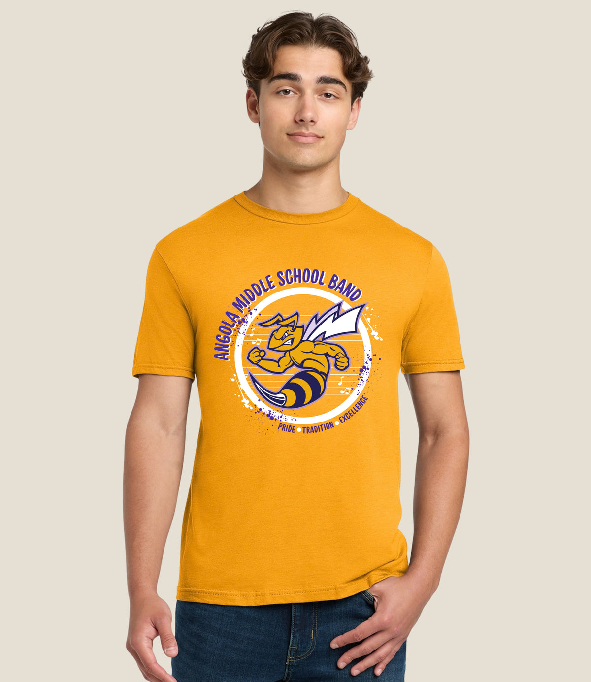 Angola Middle School Band Short Sleeve Tee