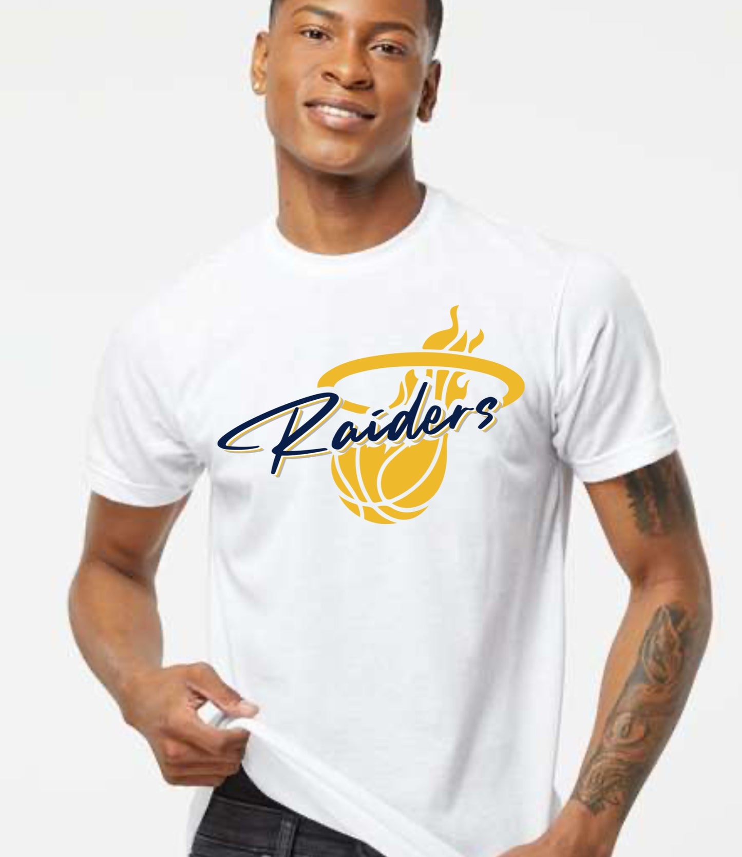 Raiders Basketball Flame