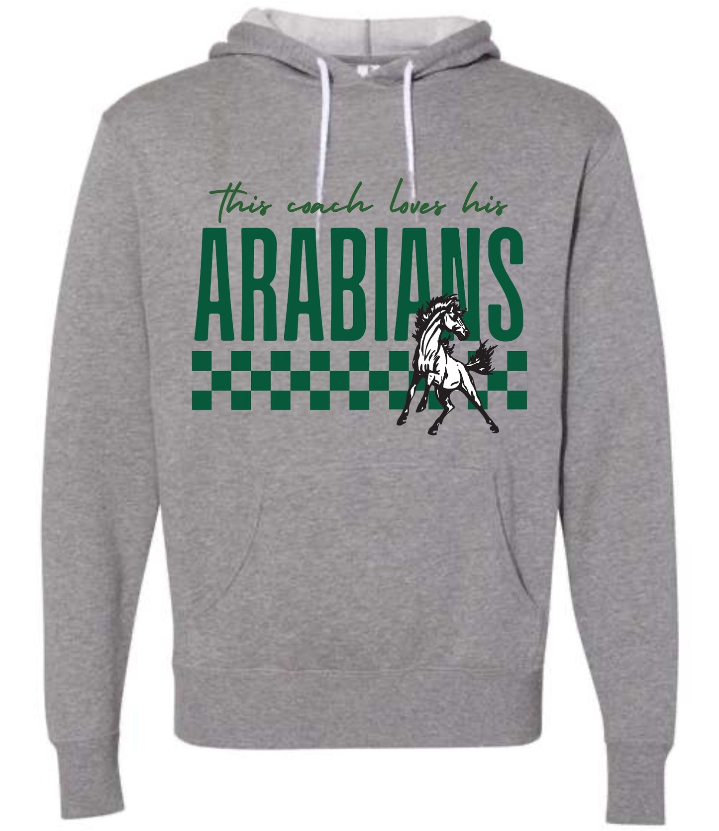 This *custom* love his/her Arabians Hoodie