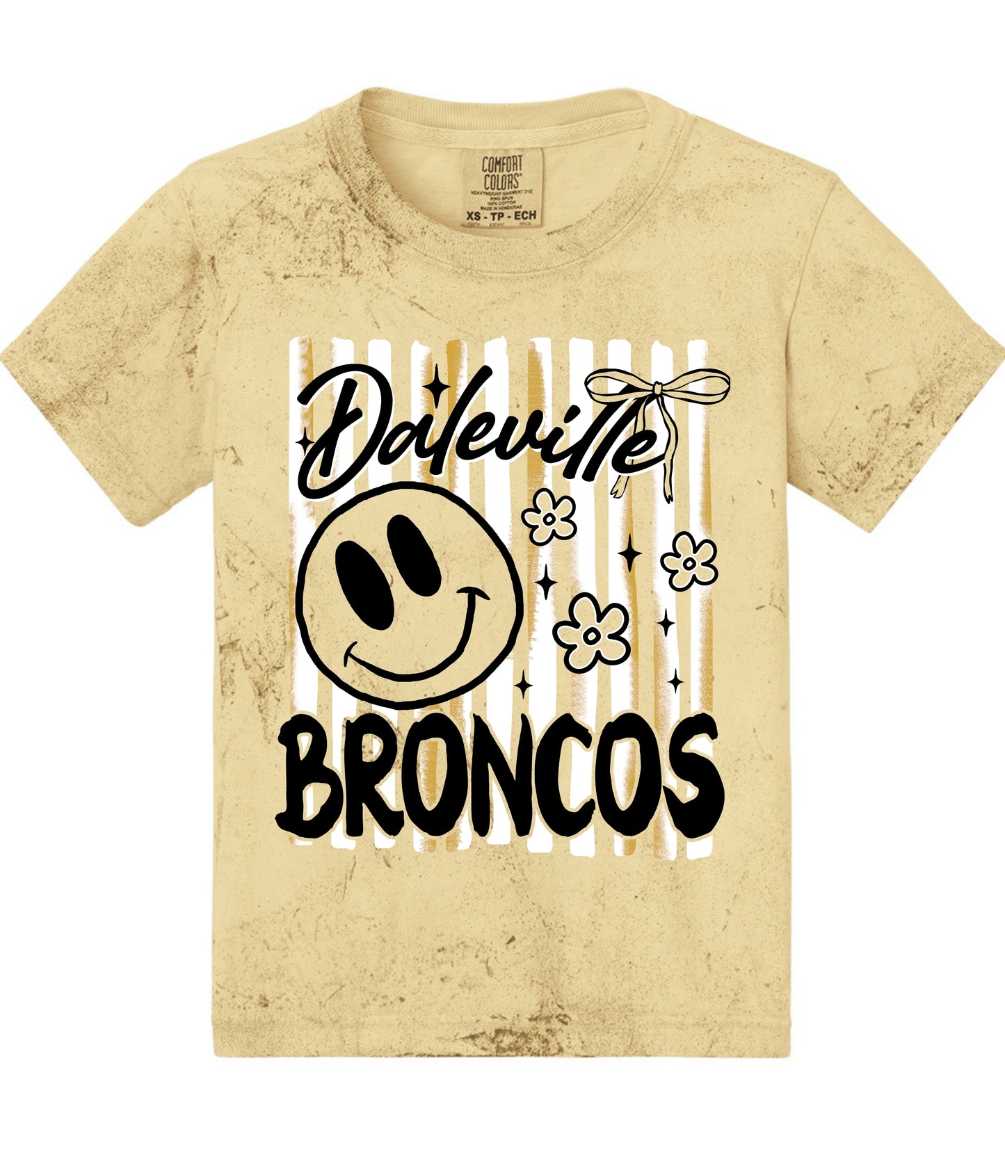 Daleville Broncos Preppy Stripe Tee