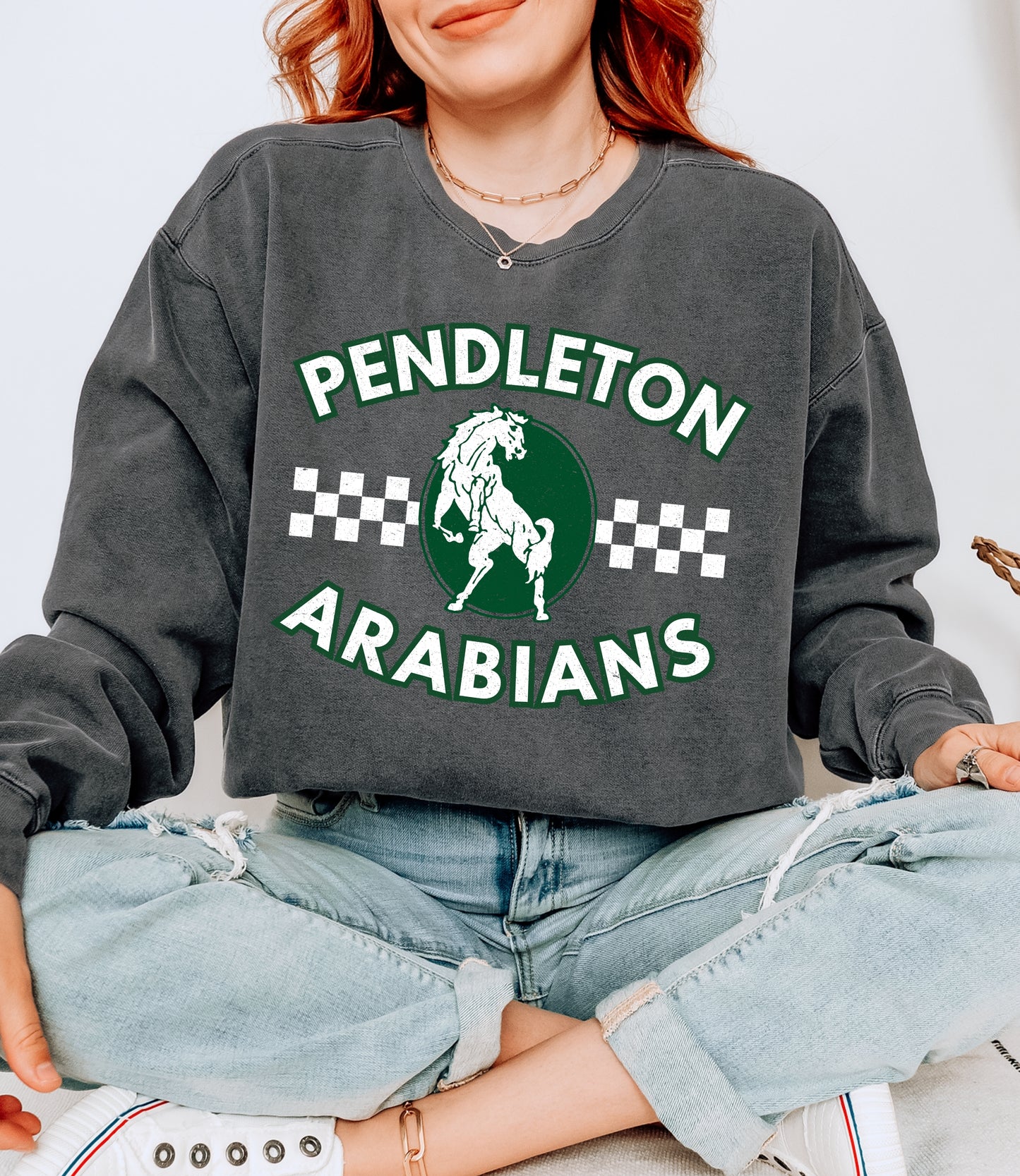 Pendleton Arabians Checkers Sweatshirt