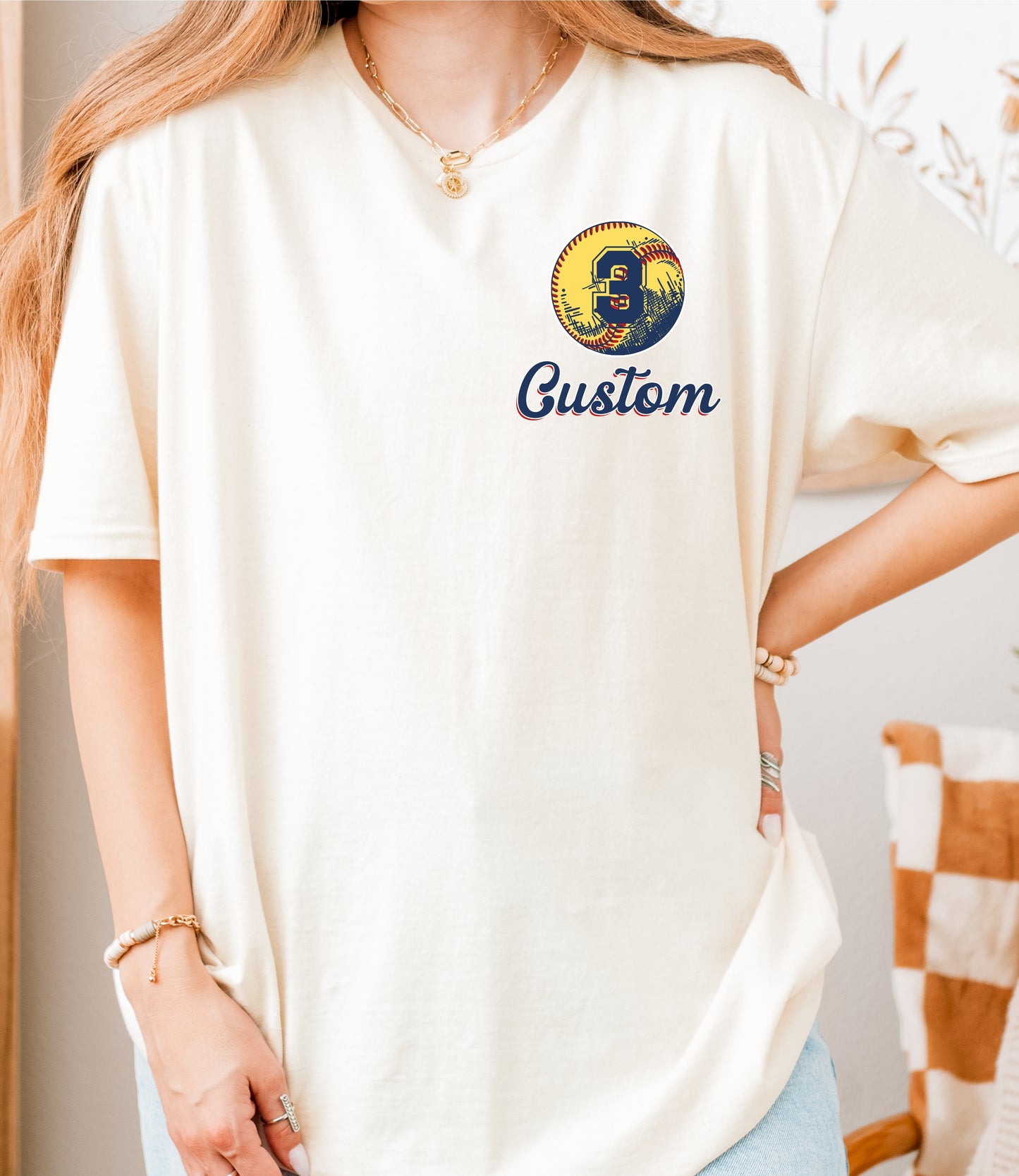 Custom Softball Mom Tee