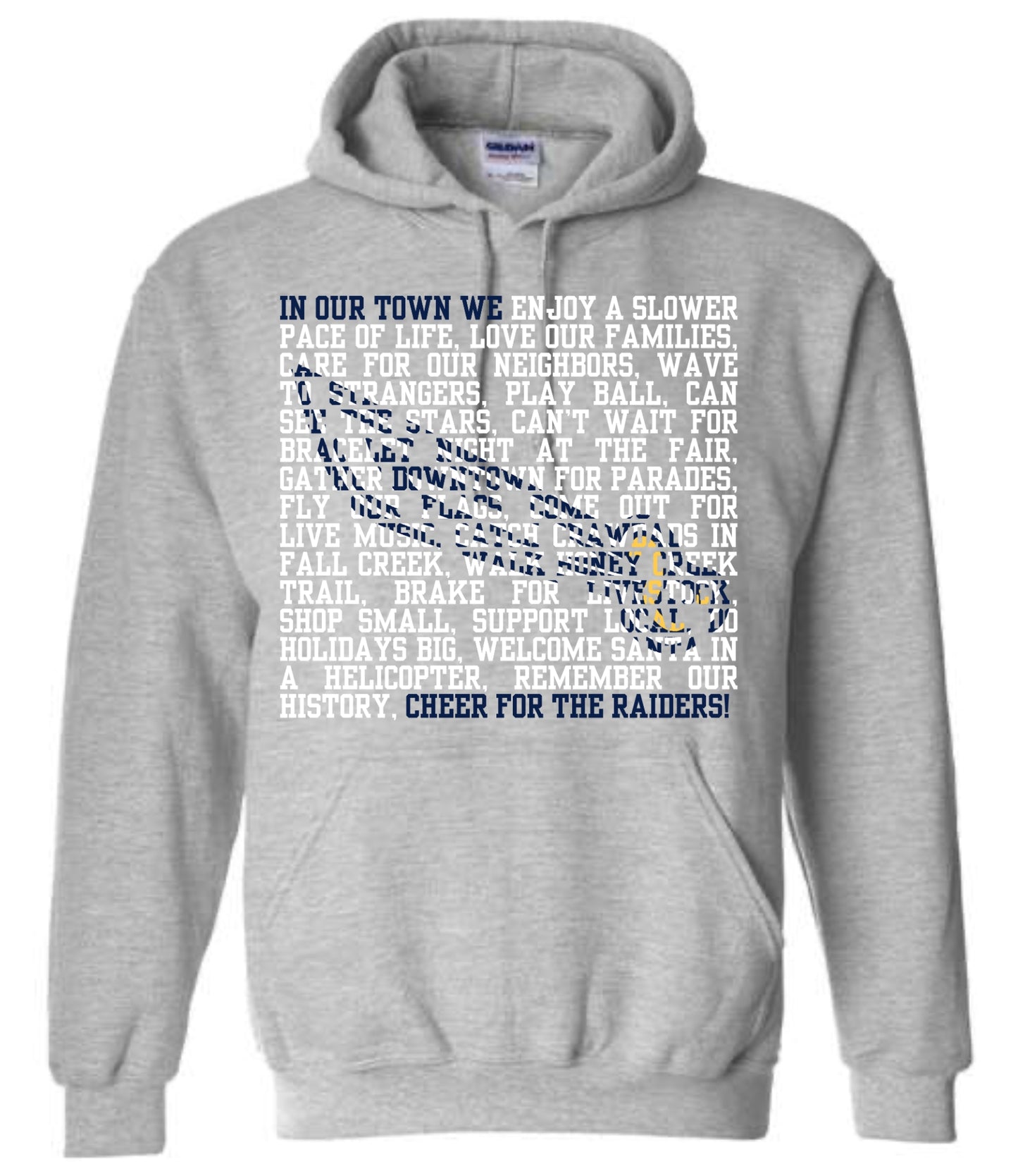 In Our Town We Mascot