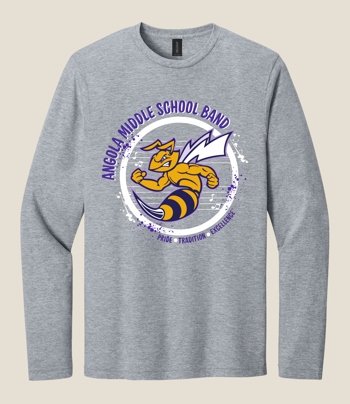 Angola Middle School Band Long Sleeve Tee