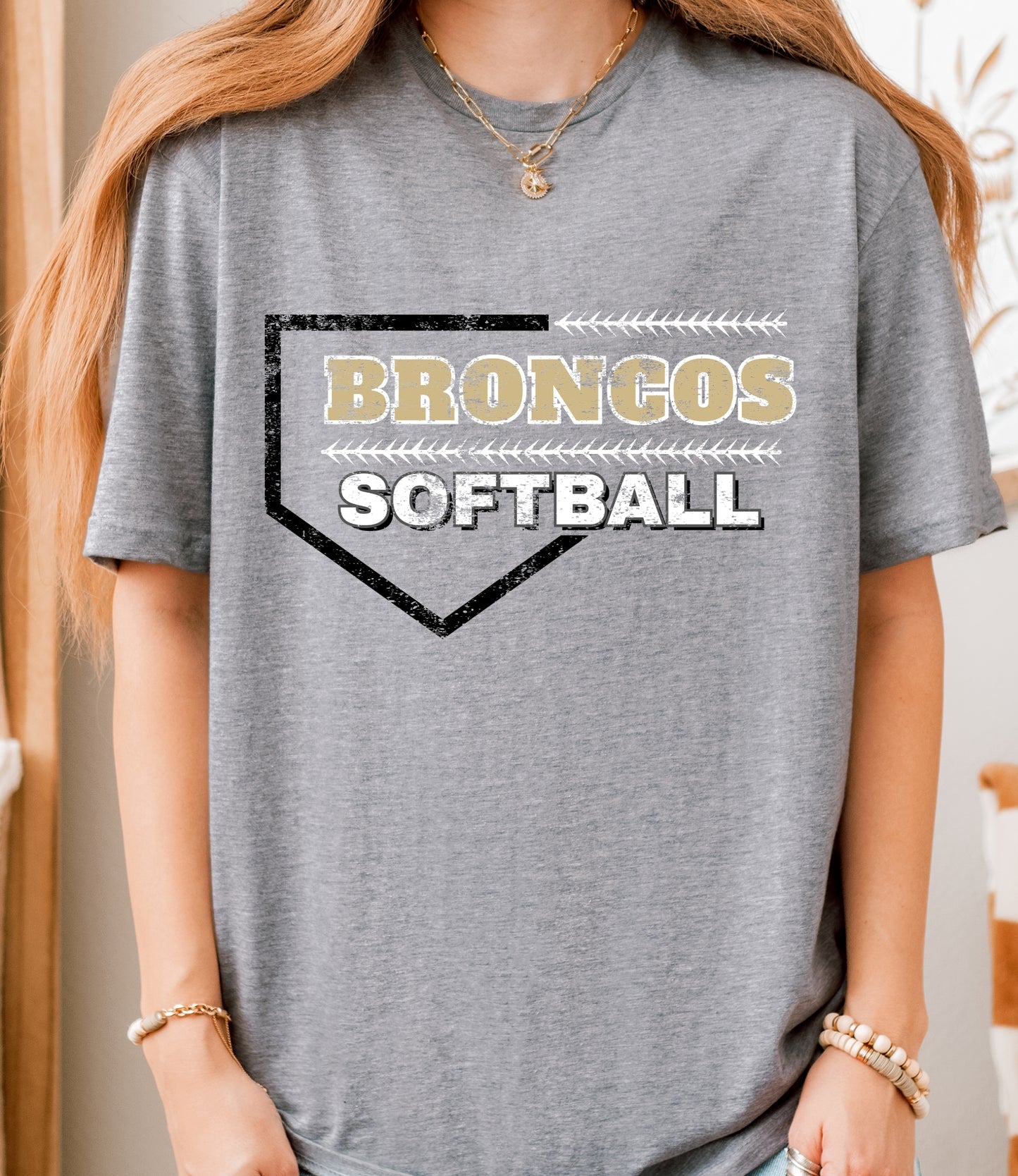 Broncos Softball Plate
