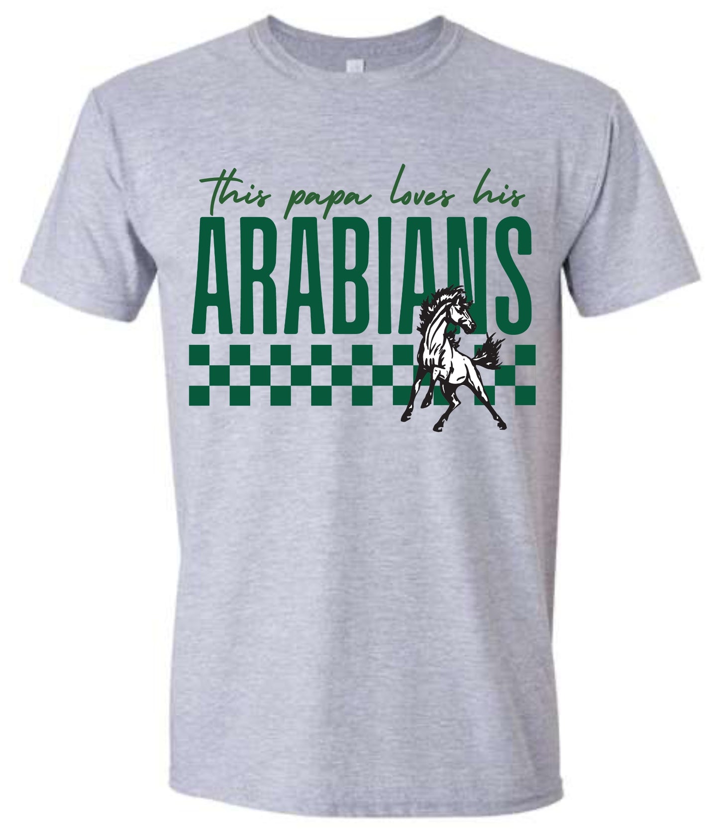 This *custom* love his/her Arabians tee