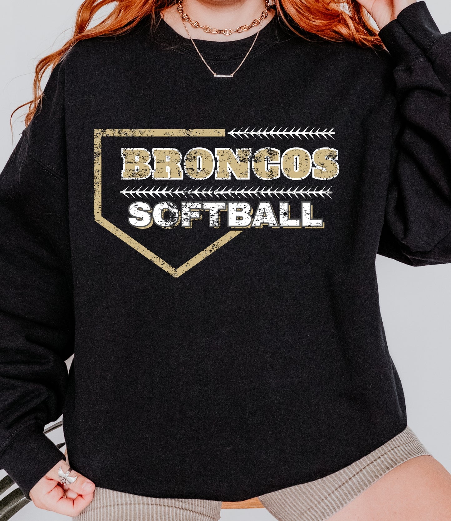 Broncos Softball Plate