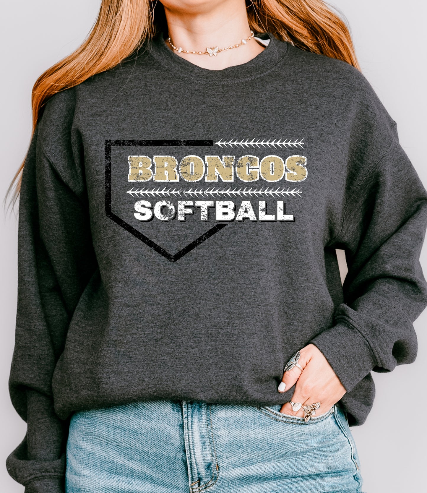 Broncos Softball Plate