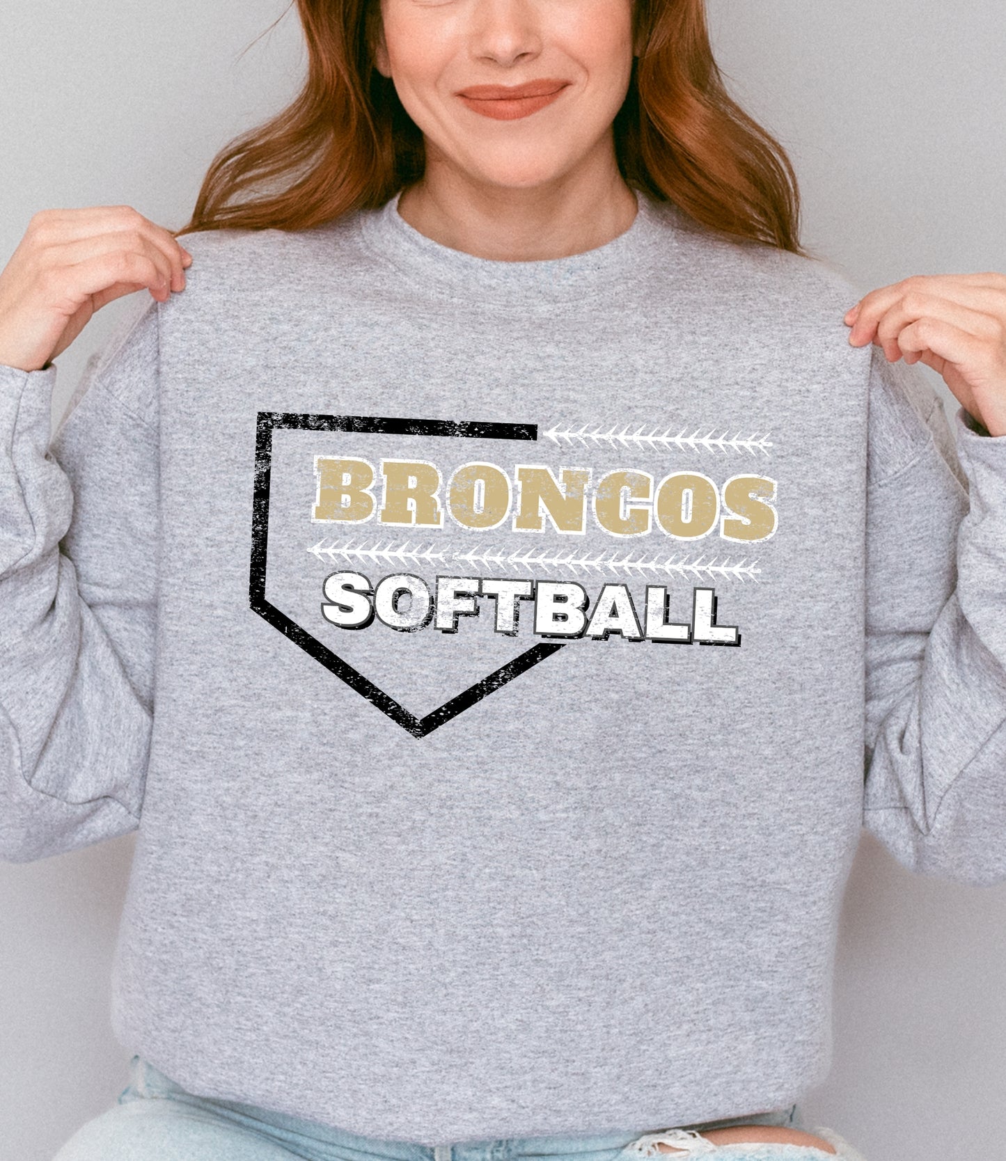 Broncos Softball Plate