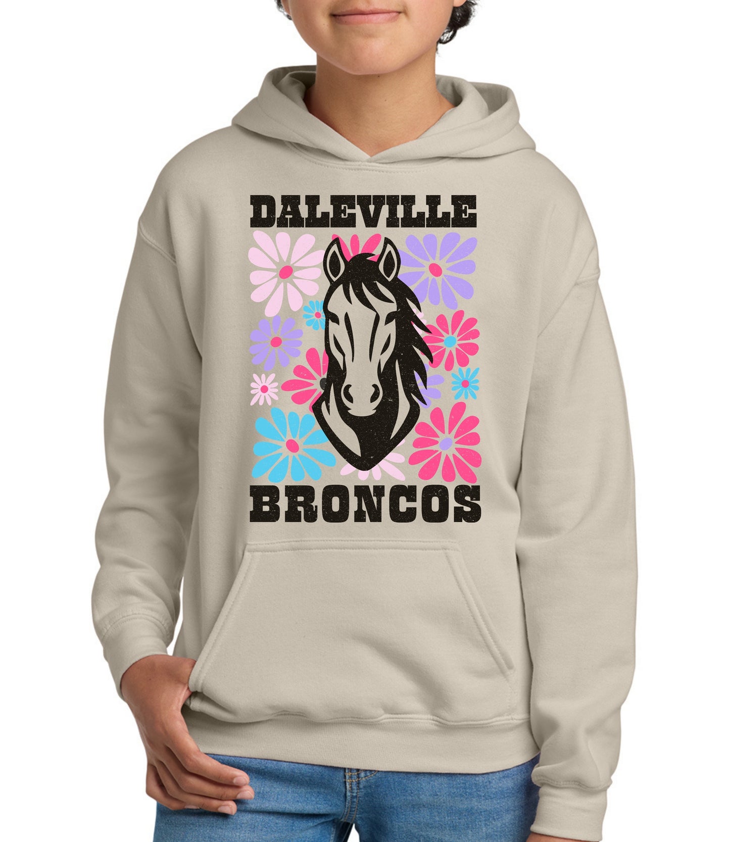 Broncos Pastel Floral Sweatshirt