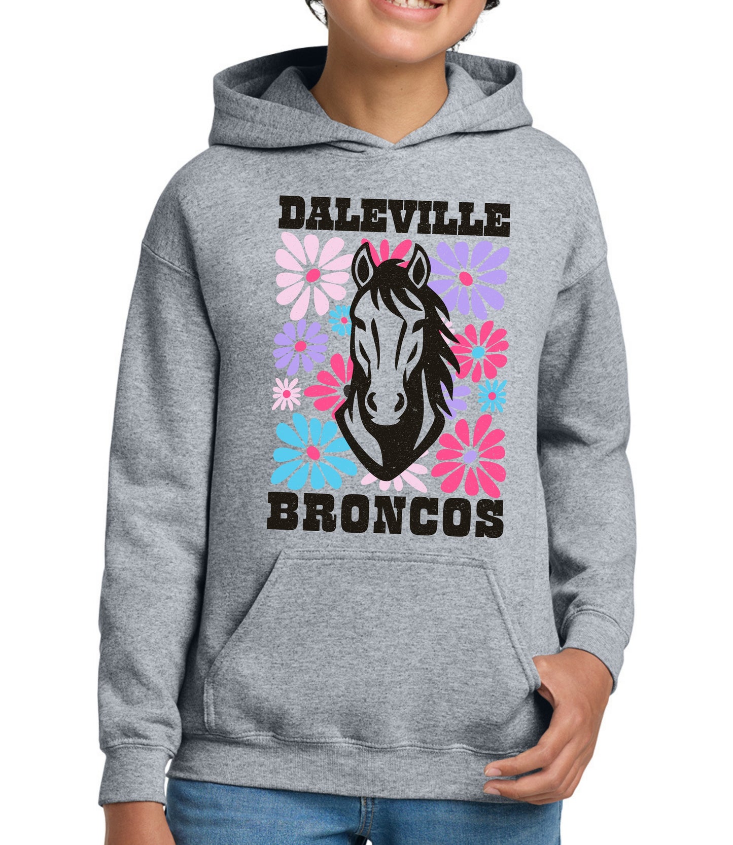 Broncos Pastel Floral Sweatshirt