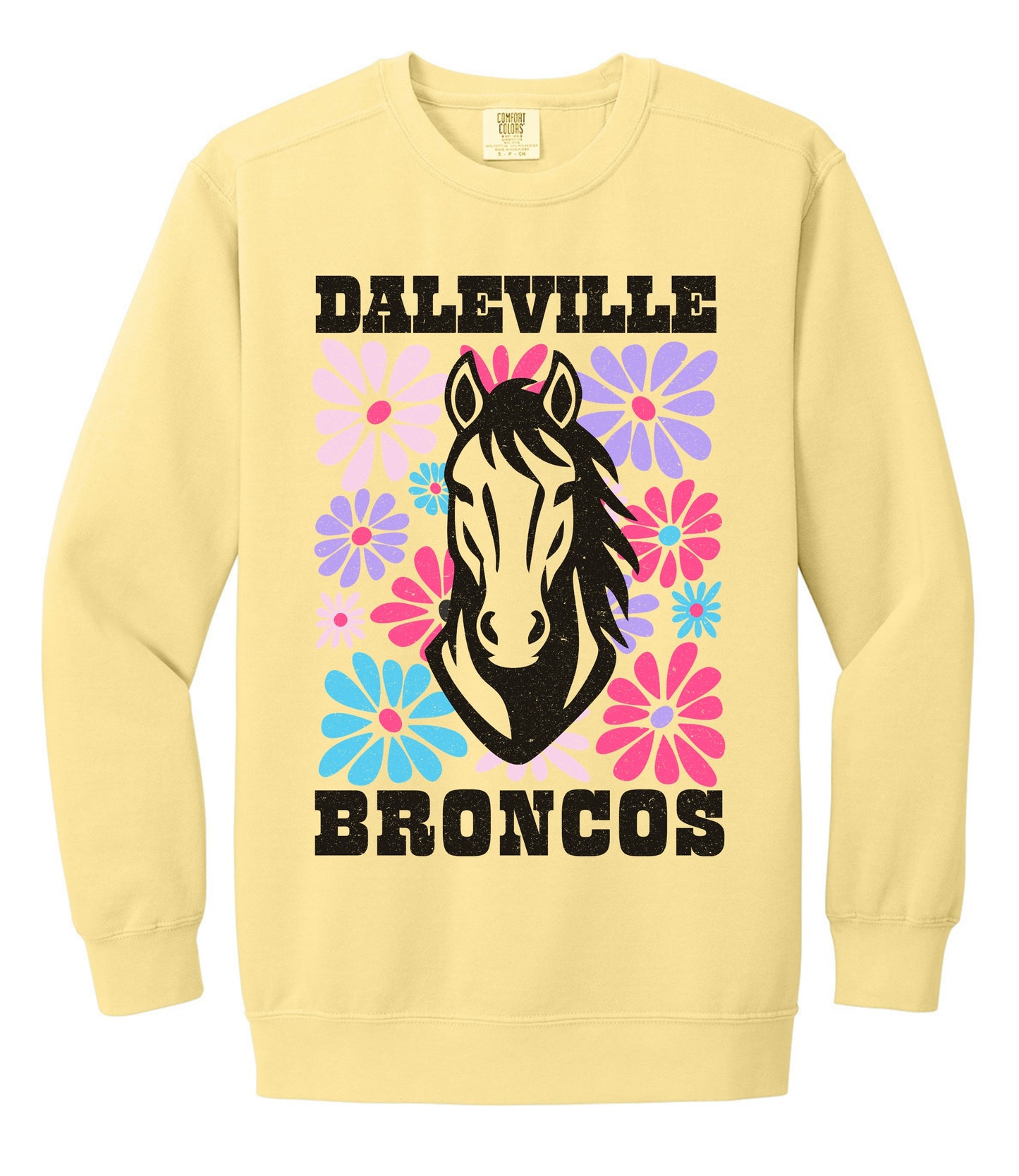 Broncos Pastel Floral Sweatshirt