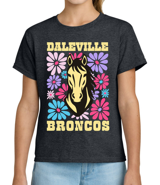 Broncos Pastel Floral Tee