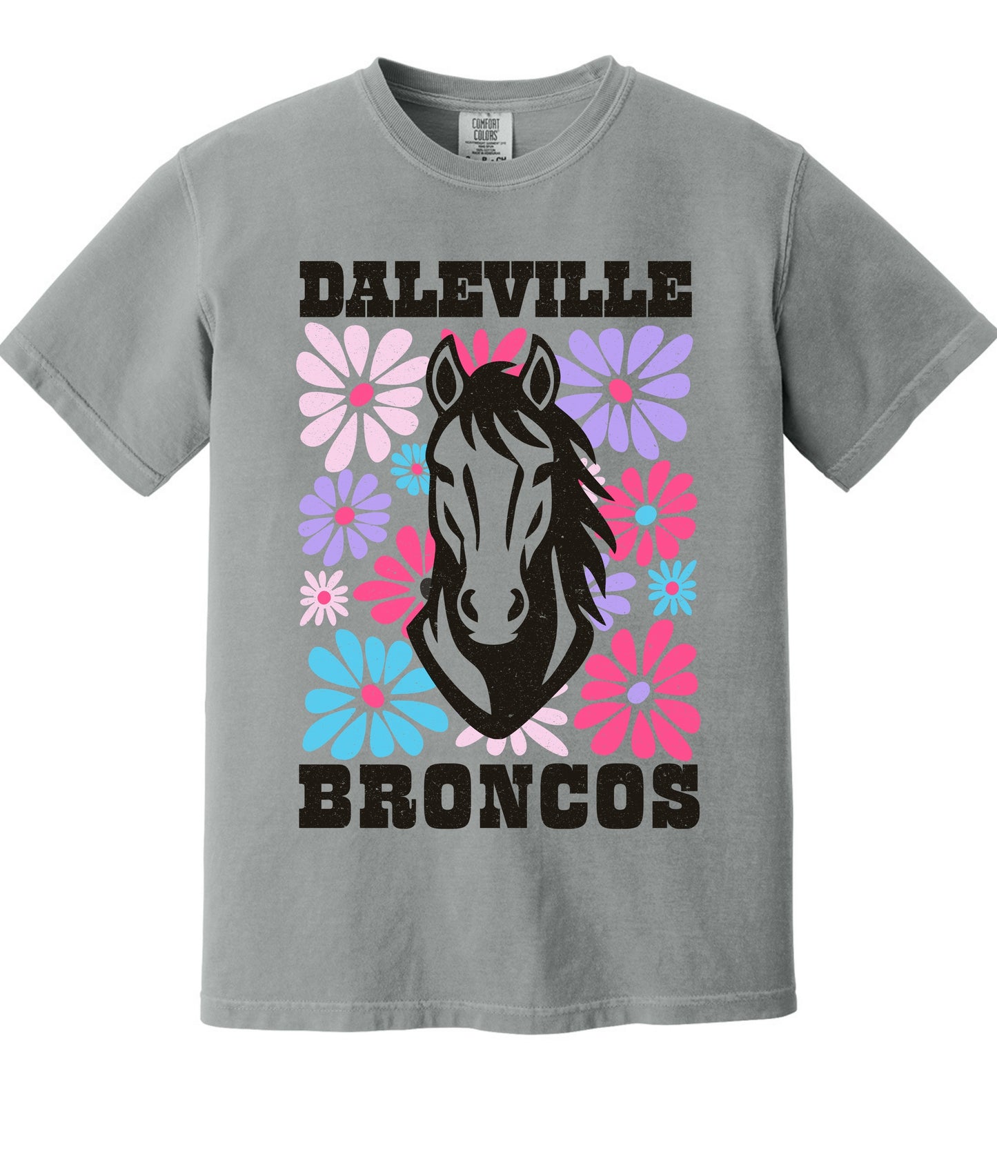 Broncos Pastel Floral Tee