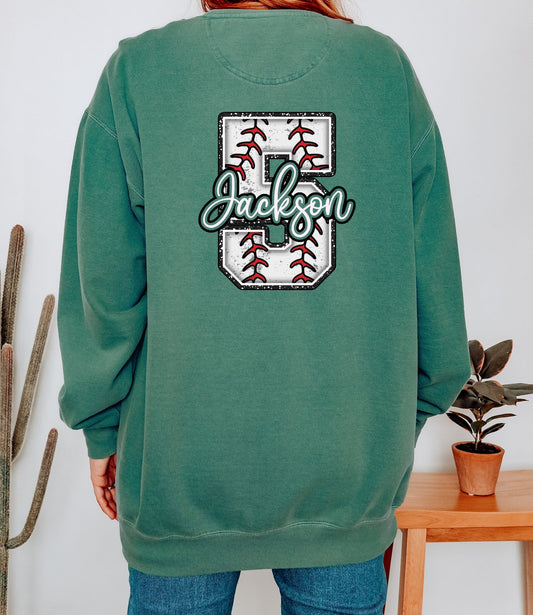 Custom Name/Number Back BASEBALL