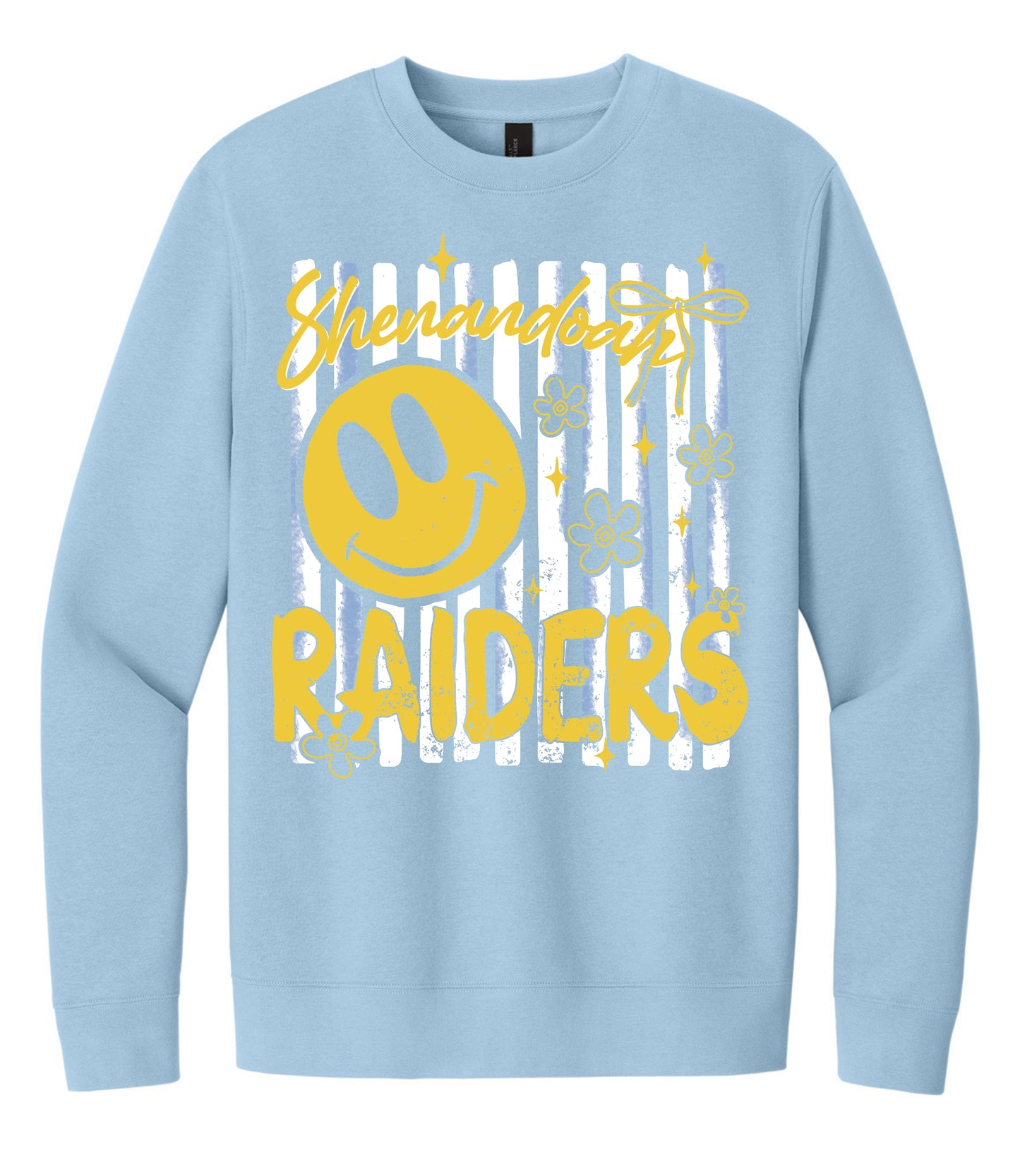 Shenandoah Raiders Preppy Stripe Sweatshirt