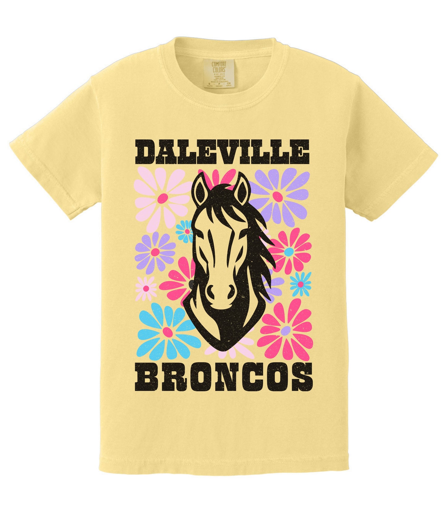 Broncos Pastel Floral Tee