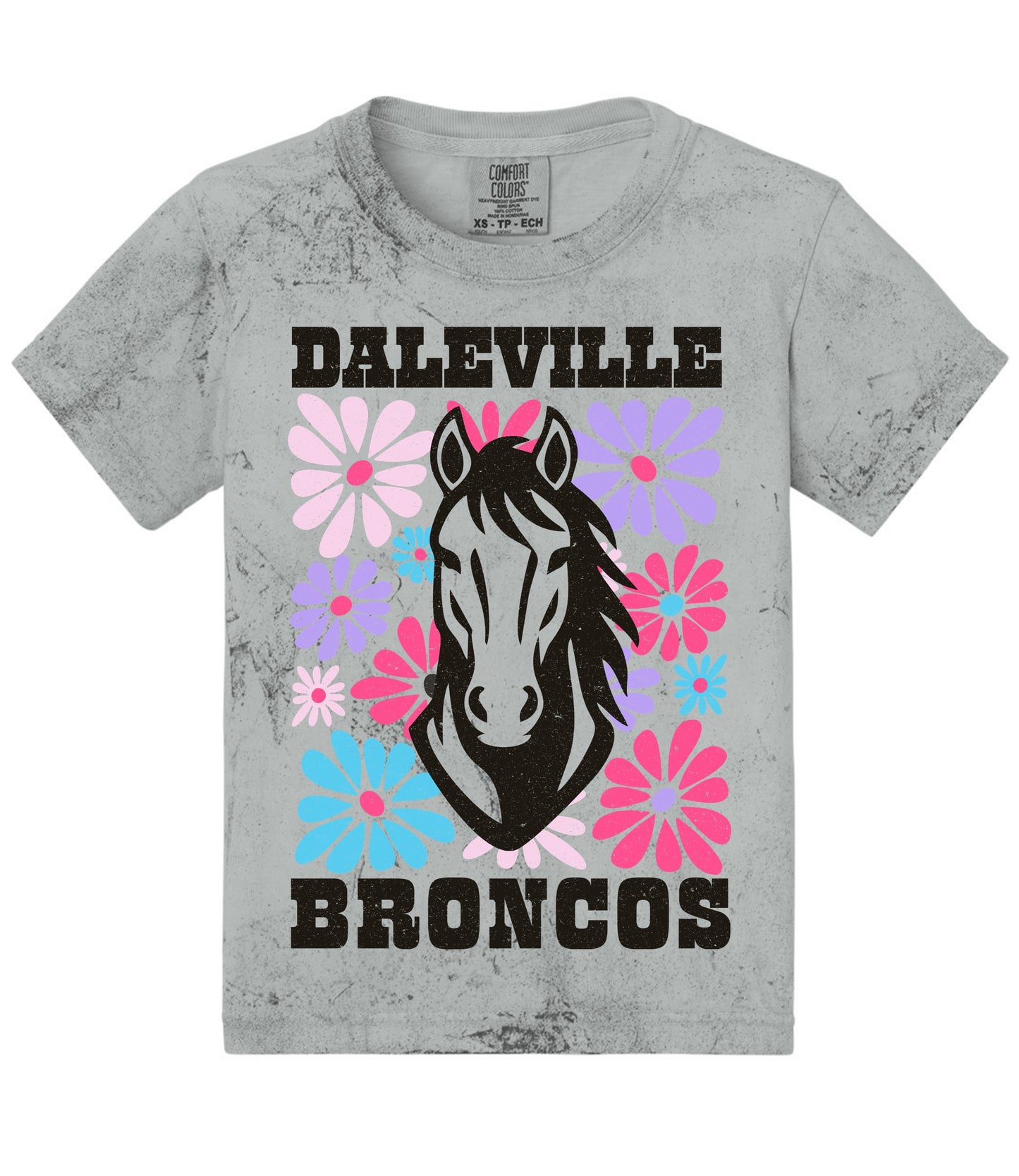 Broncos Pastel Floral Tee