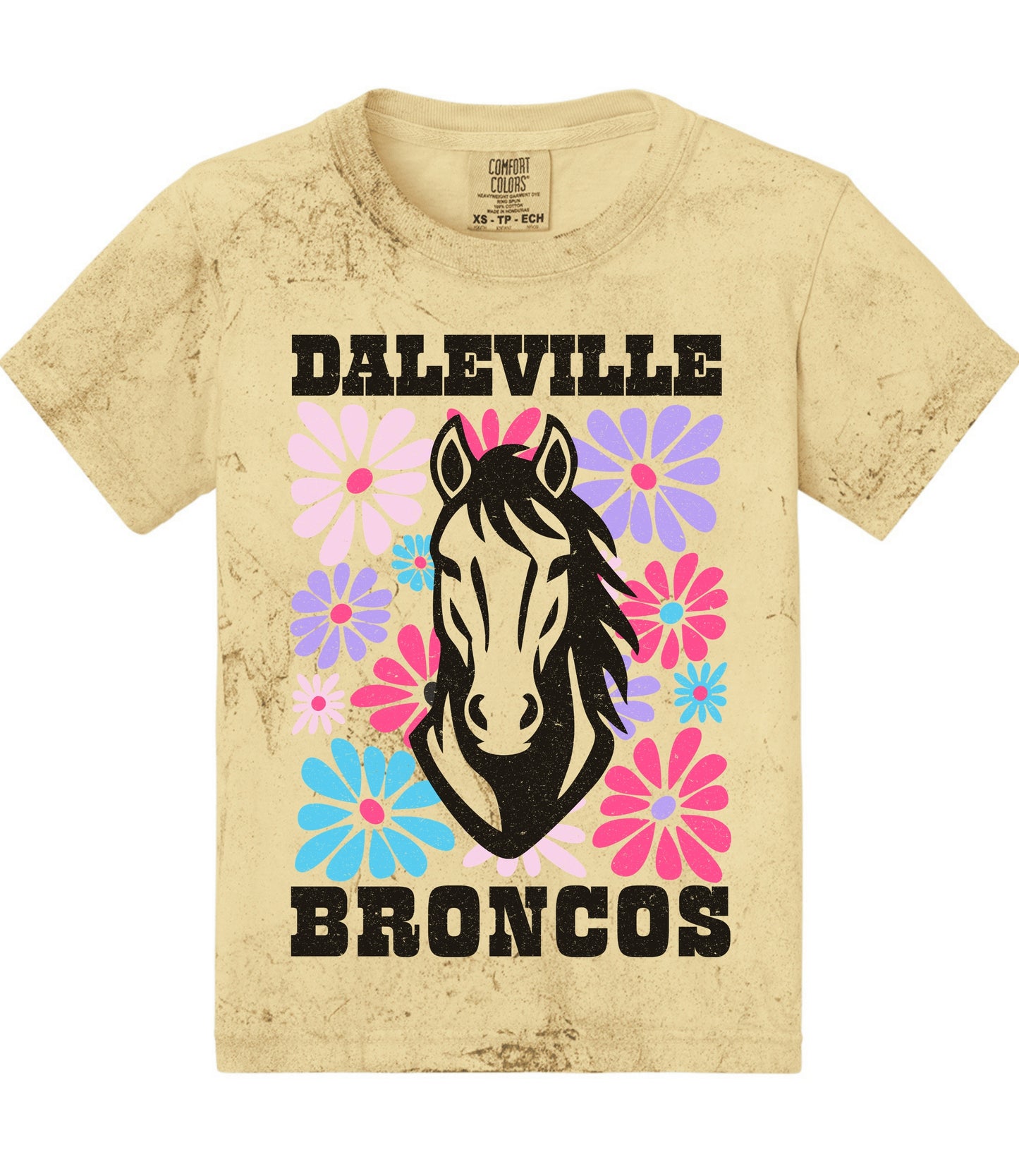 Broncos Pastel Floral Tee