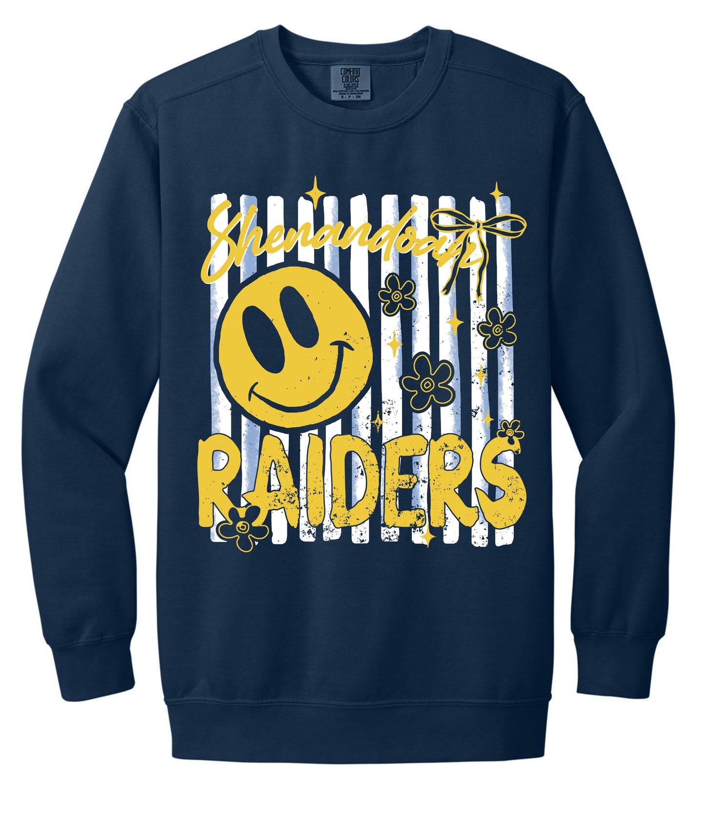Shenandoah Raiders Preppy Stripe Sweatshirt