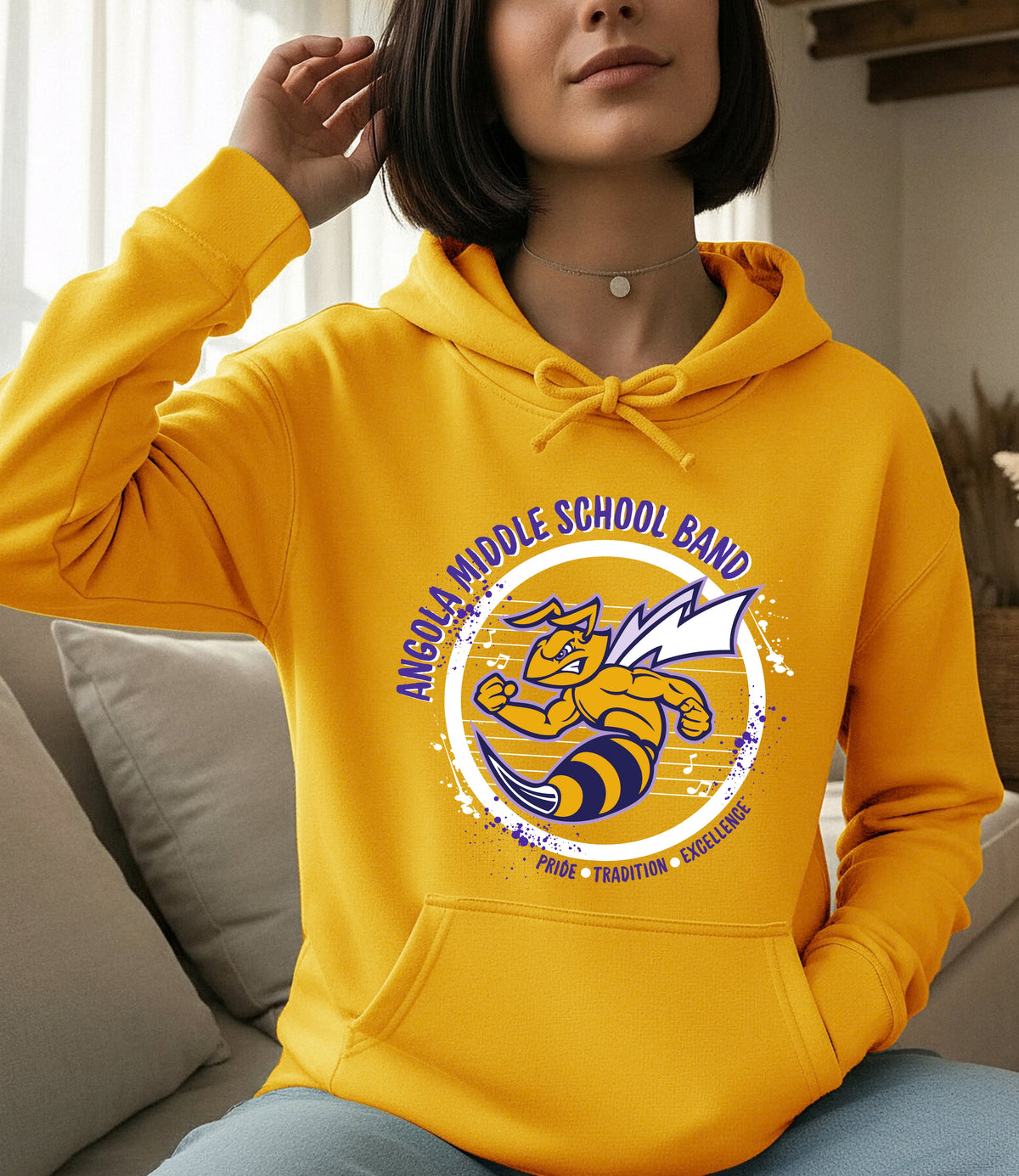 Angola Middle School Band Hoodie