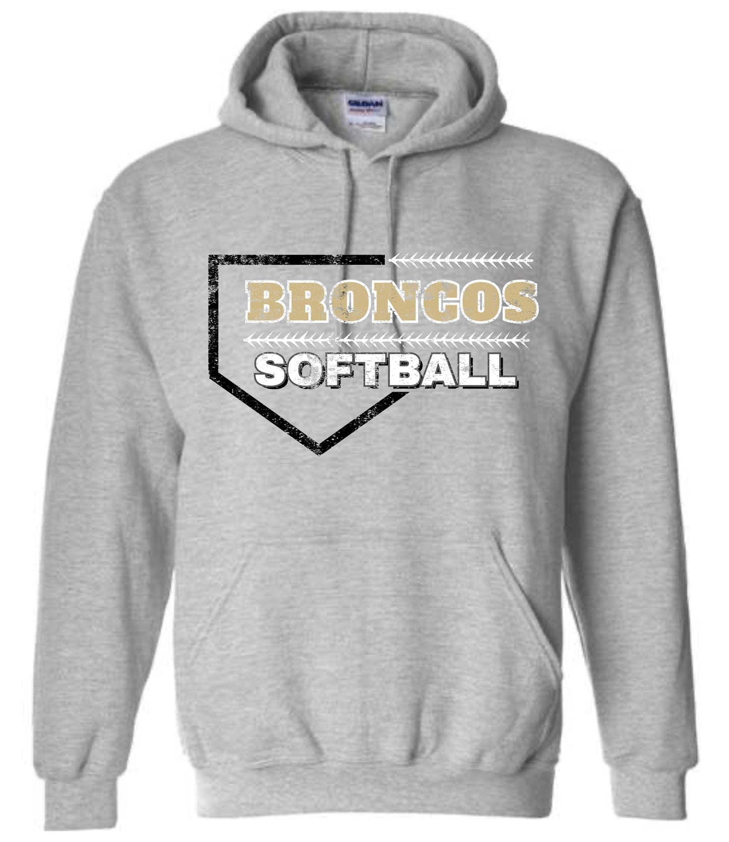 Broncos Softball Plate