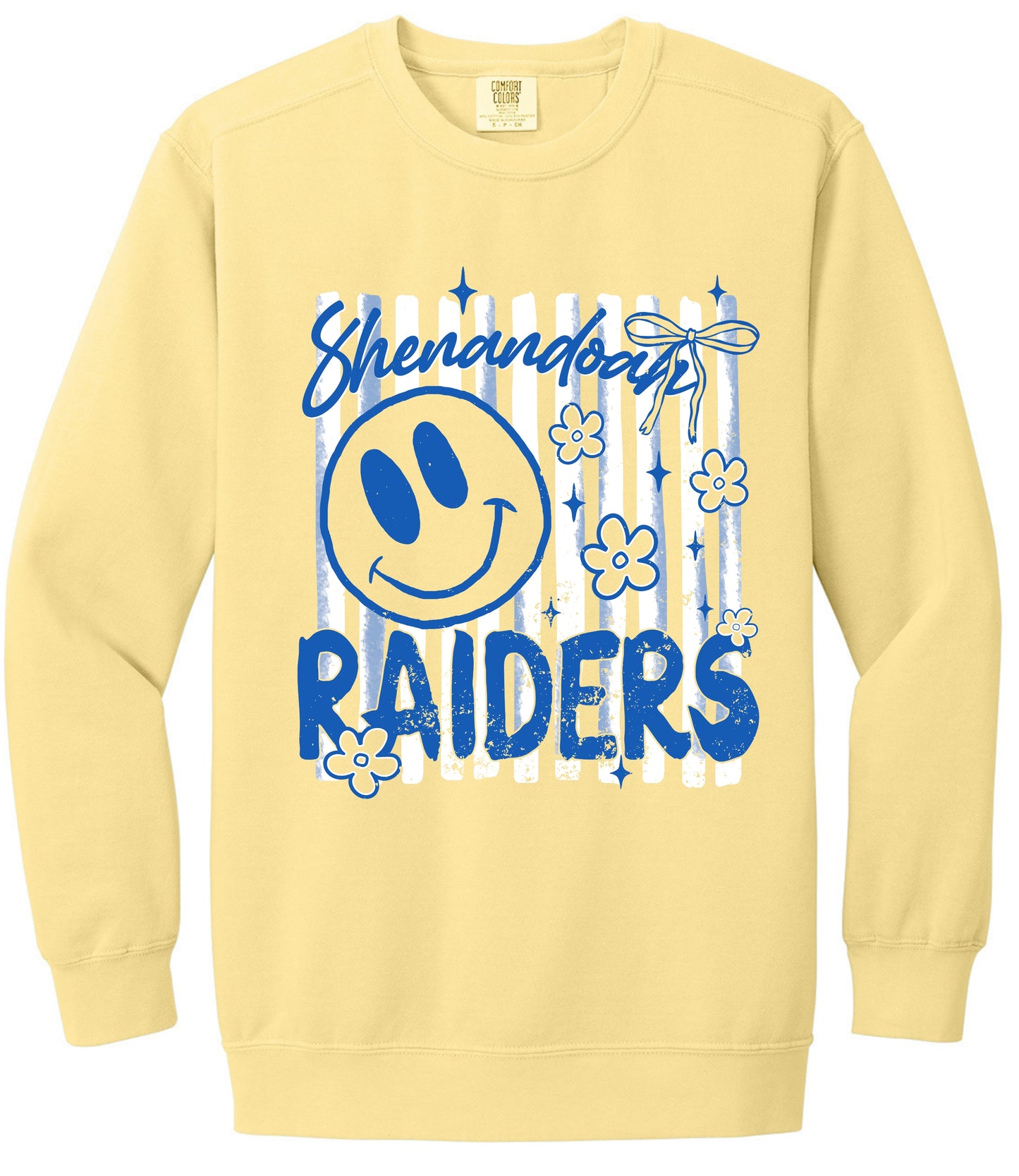 Shenandoah Raiders Preppy Stripe Sweatshirt