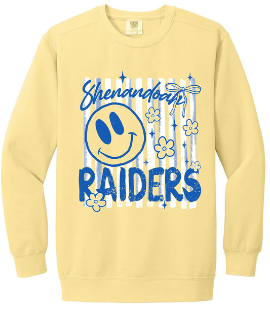 Shenandoah Raiders Preppy Stripe Sweatshirt