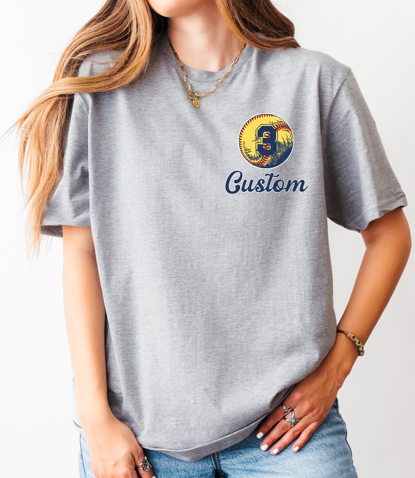 Custom Softball Mom Tee