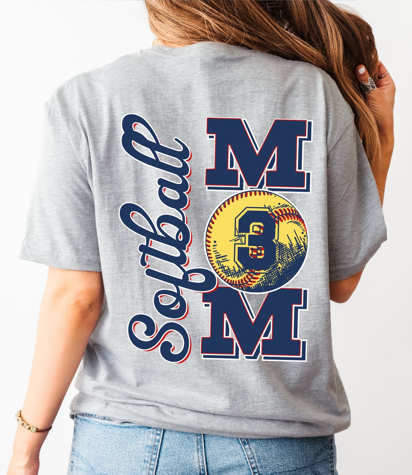 Custom Softball Mom Tee