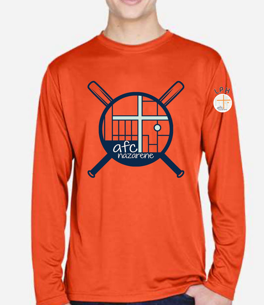 Unisex AFC Travel Softball Long Sleeve tee (no number)