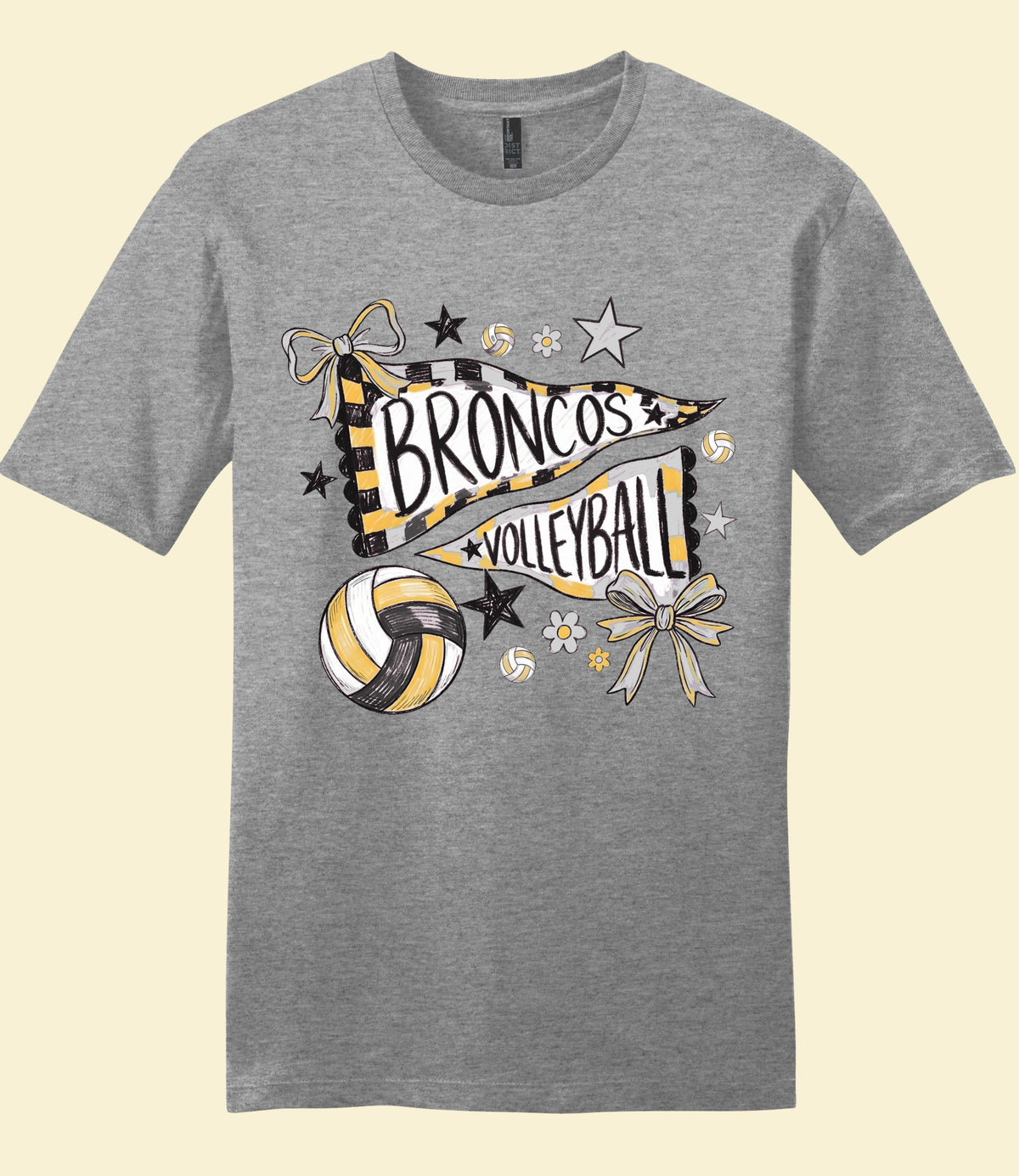Broncos Volleyball Pennant Flags