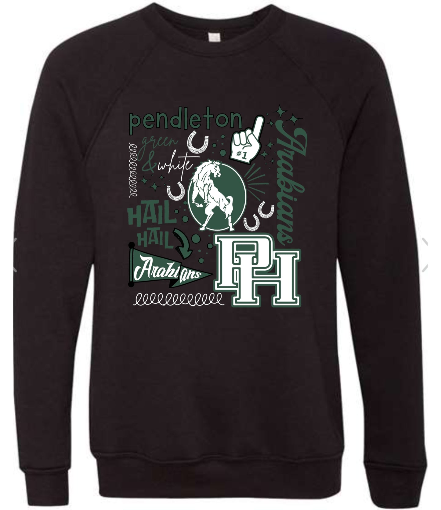 Arabian Spirit Collage Crewneck Sweatshirt