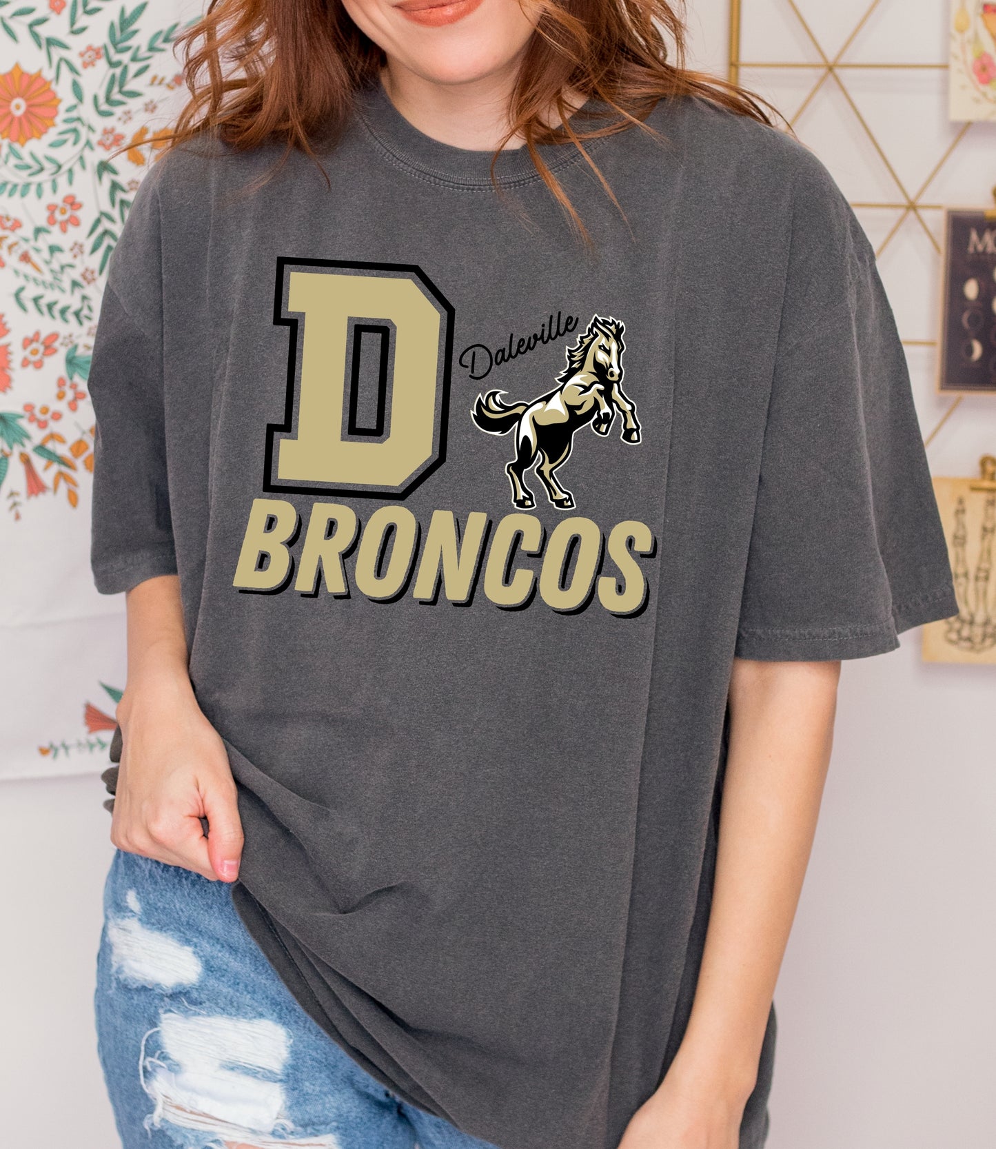 D Broncos Tee