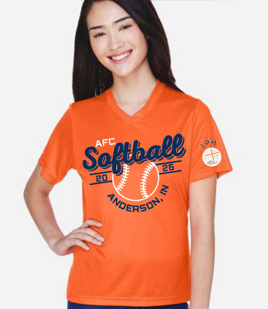 Women's AFC Softball tee (no number)