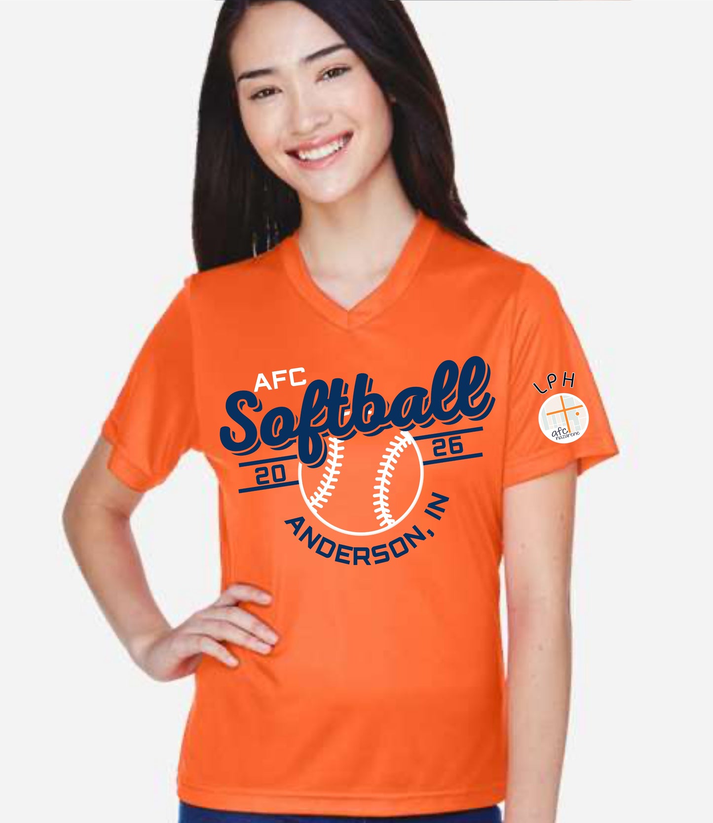 Women's AFC Softball Jersey (with player #)