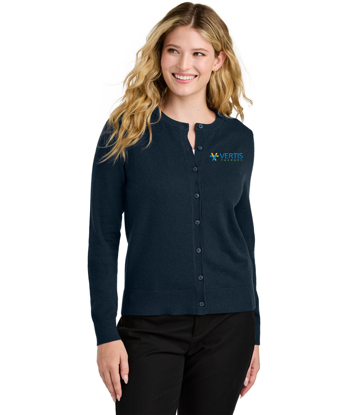 Vertis Logo Women's Easy Care Cardigan