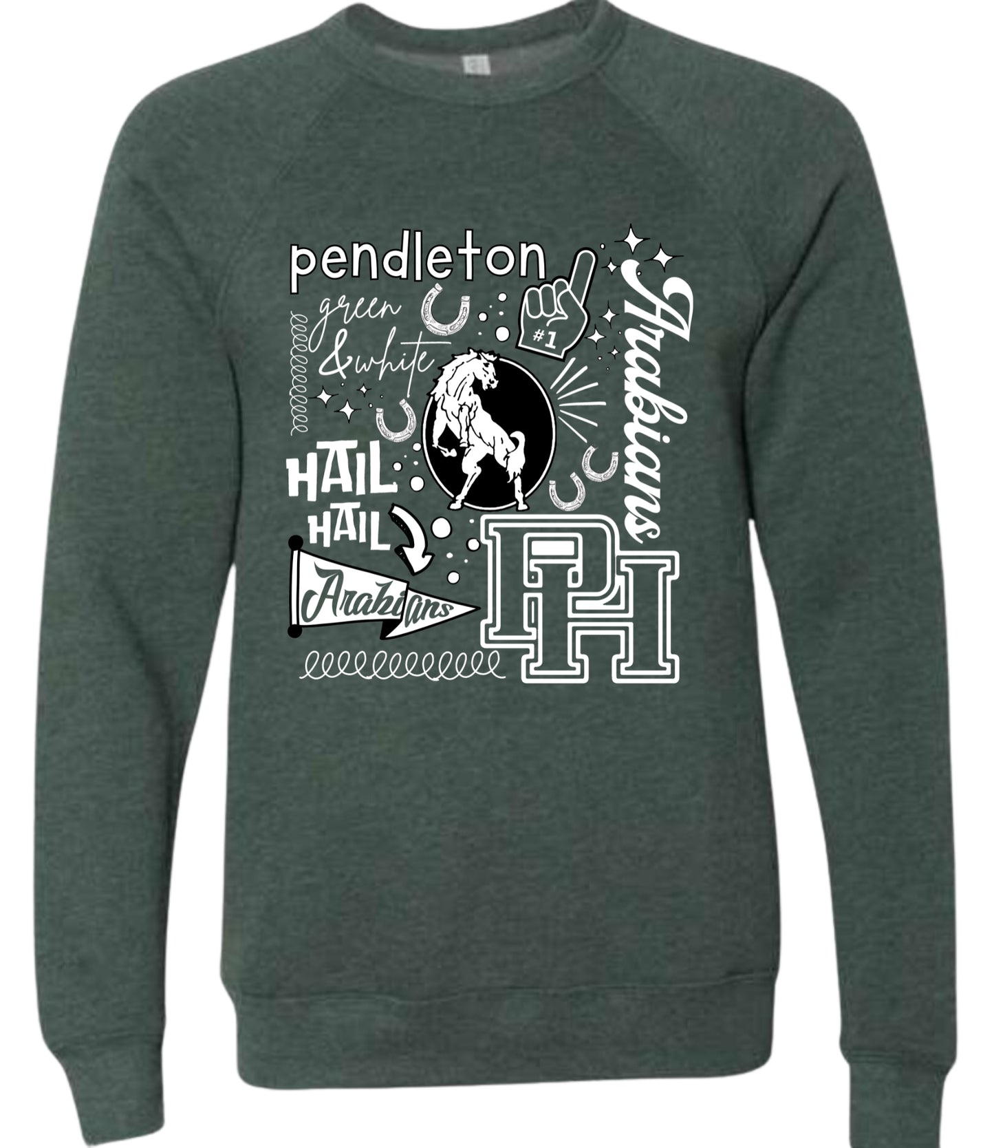 Arabian Spirit Collage Crewneck Sweatshirt