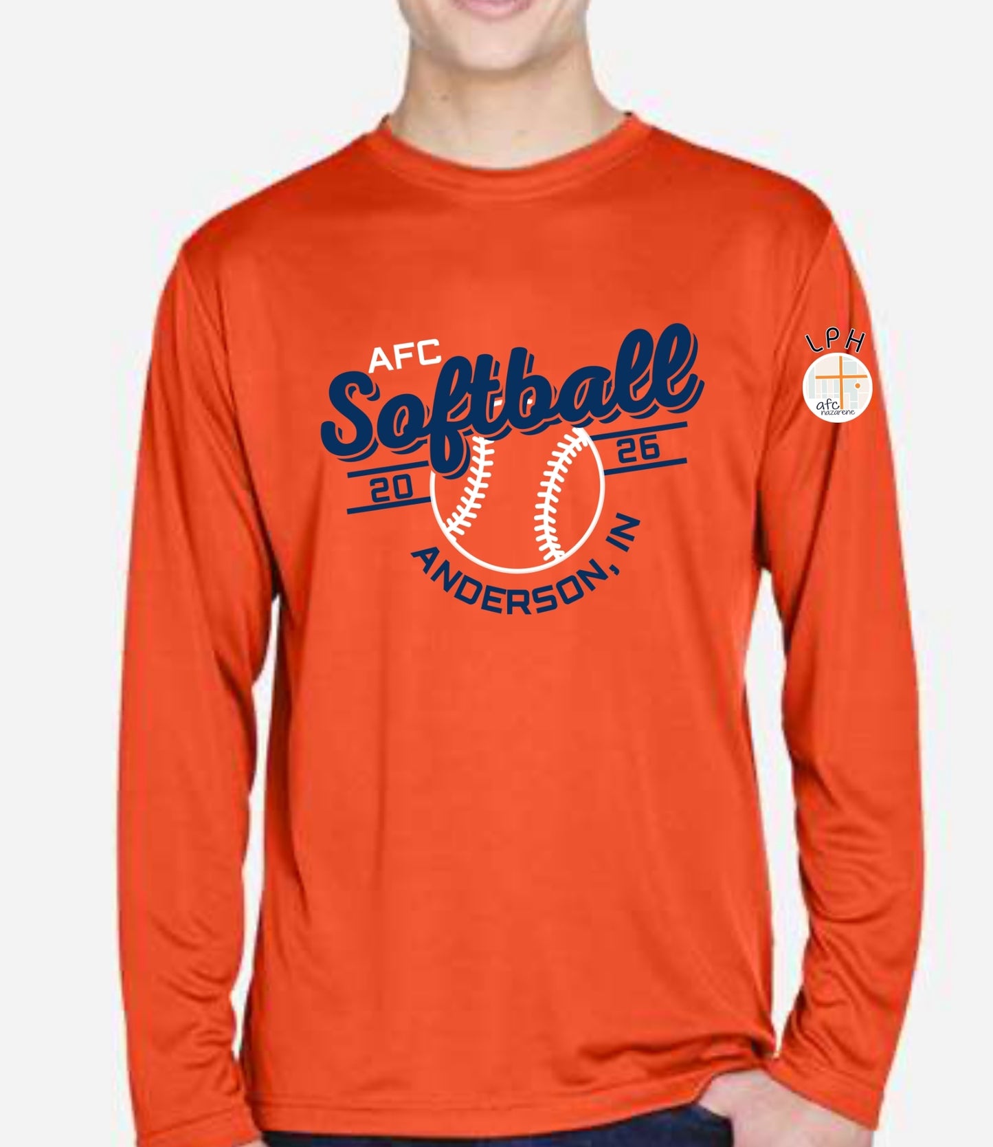 Unisex AFC Softball Long Sleeve tee (no number)