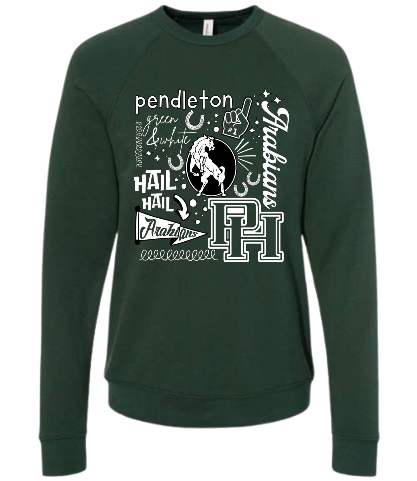 Arabian Spirit Collage Crewneck Sweatshirt