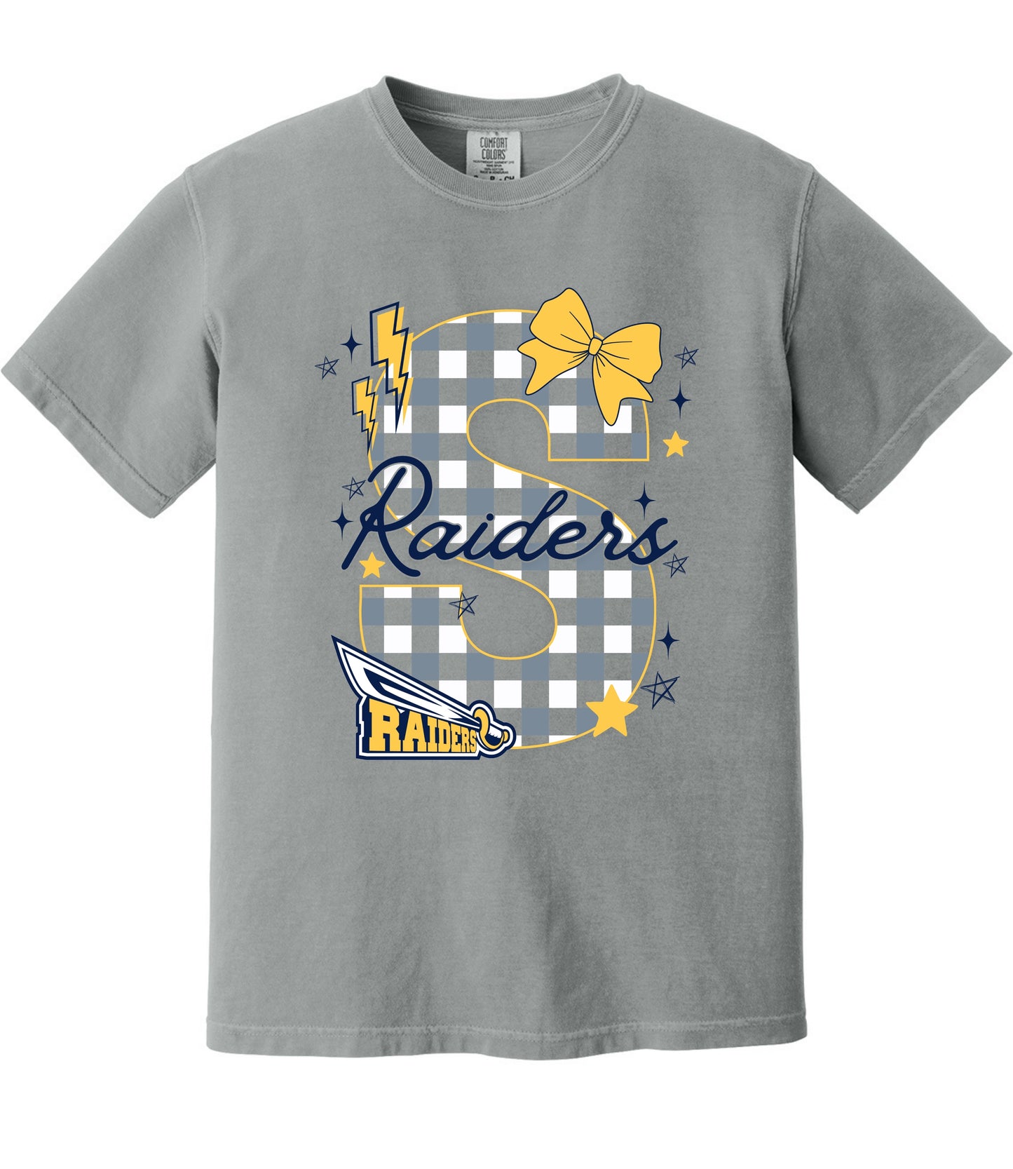 Big S Raiders Plaid Tee